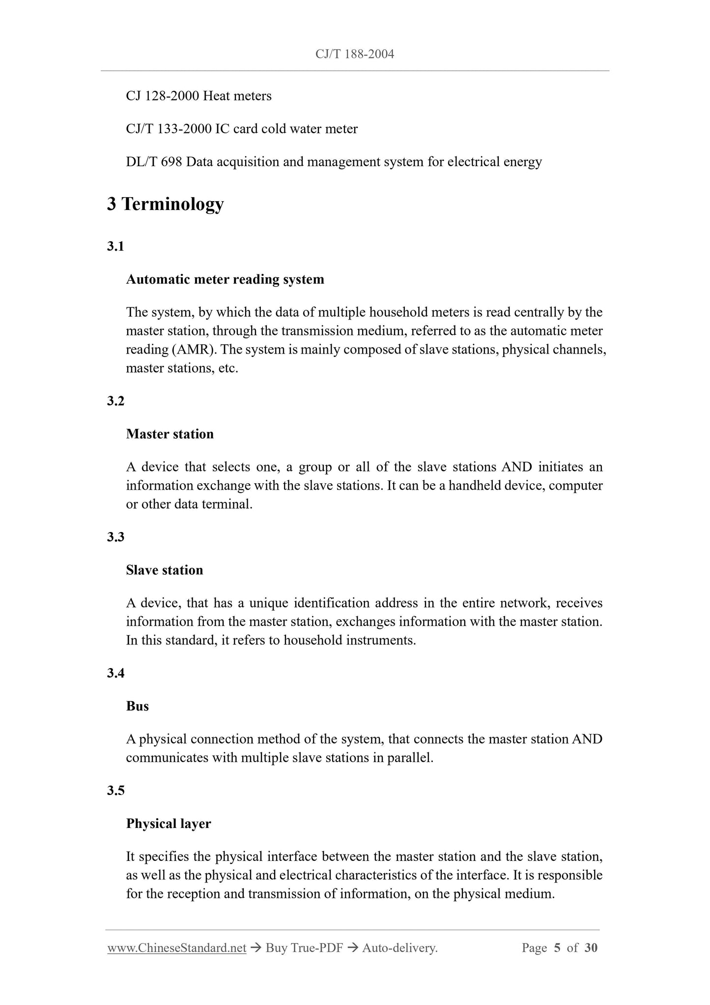 CJ/T 188-2004 Page 4