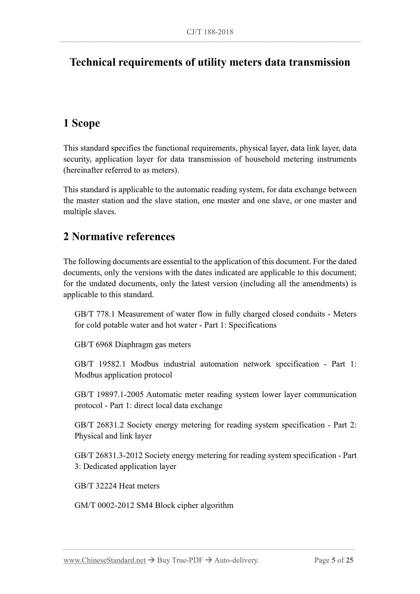 CJ/T 188-2018 Page 3