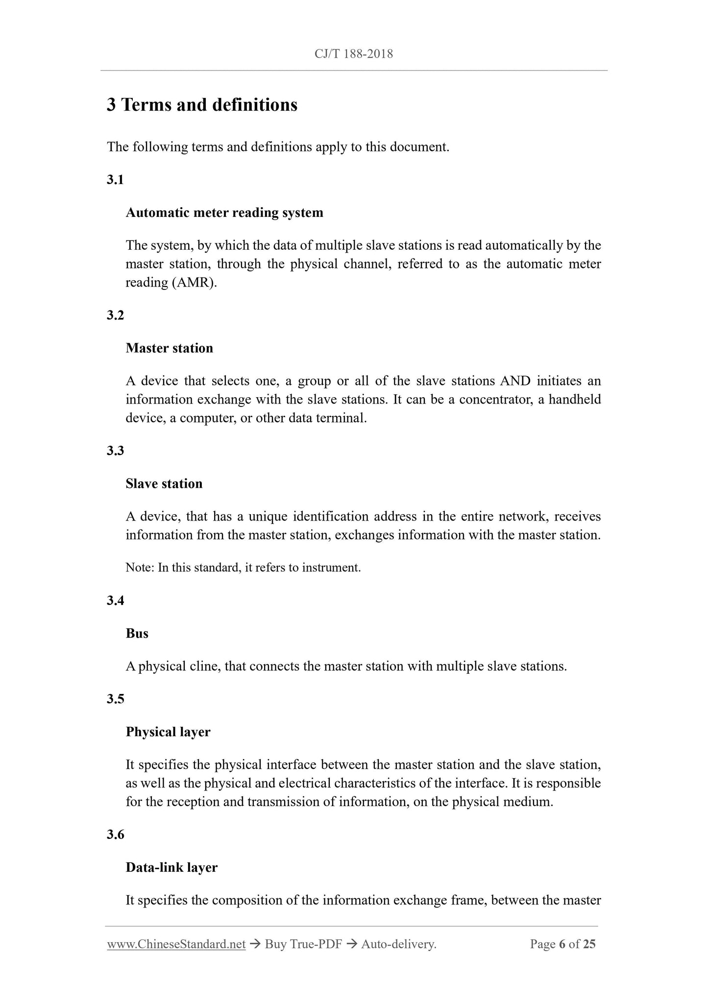 CJ/T 188-2018 Page 4