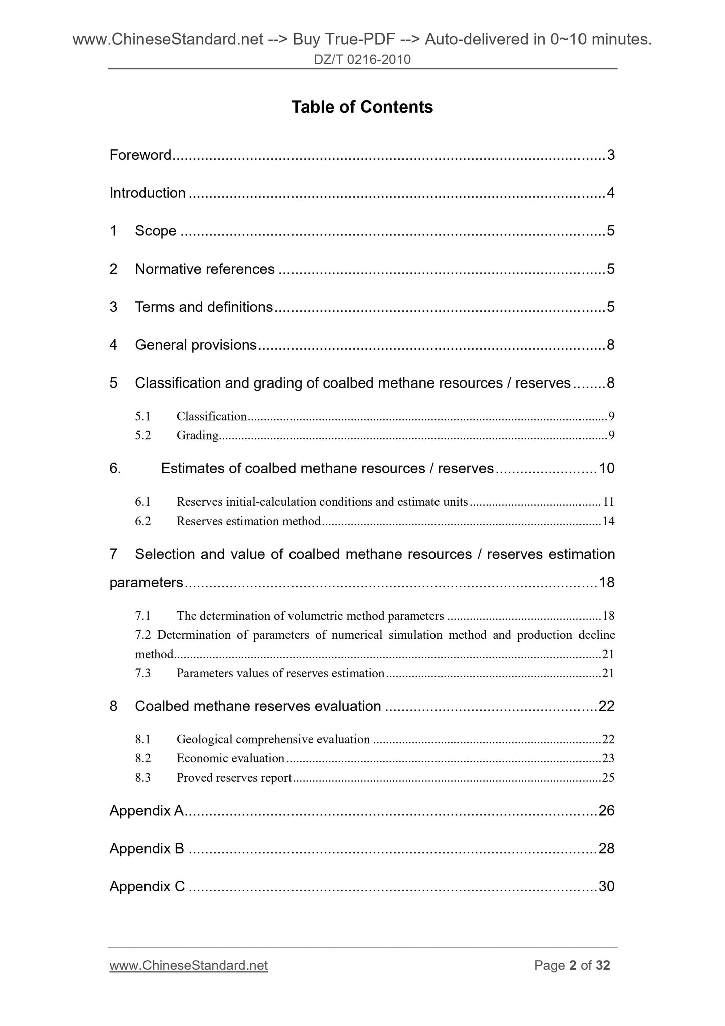 DZ/T 0216-2010 Page 2