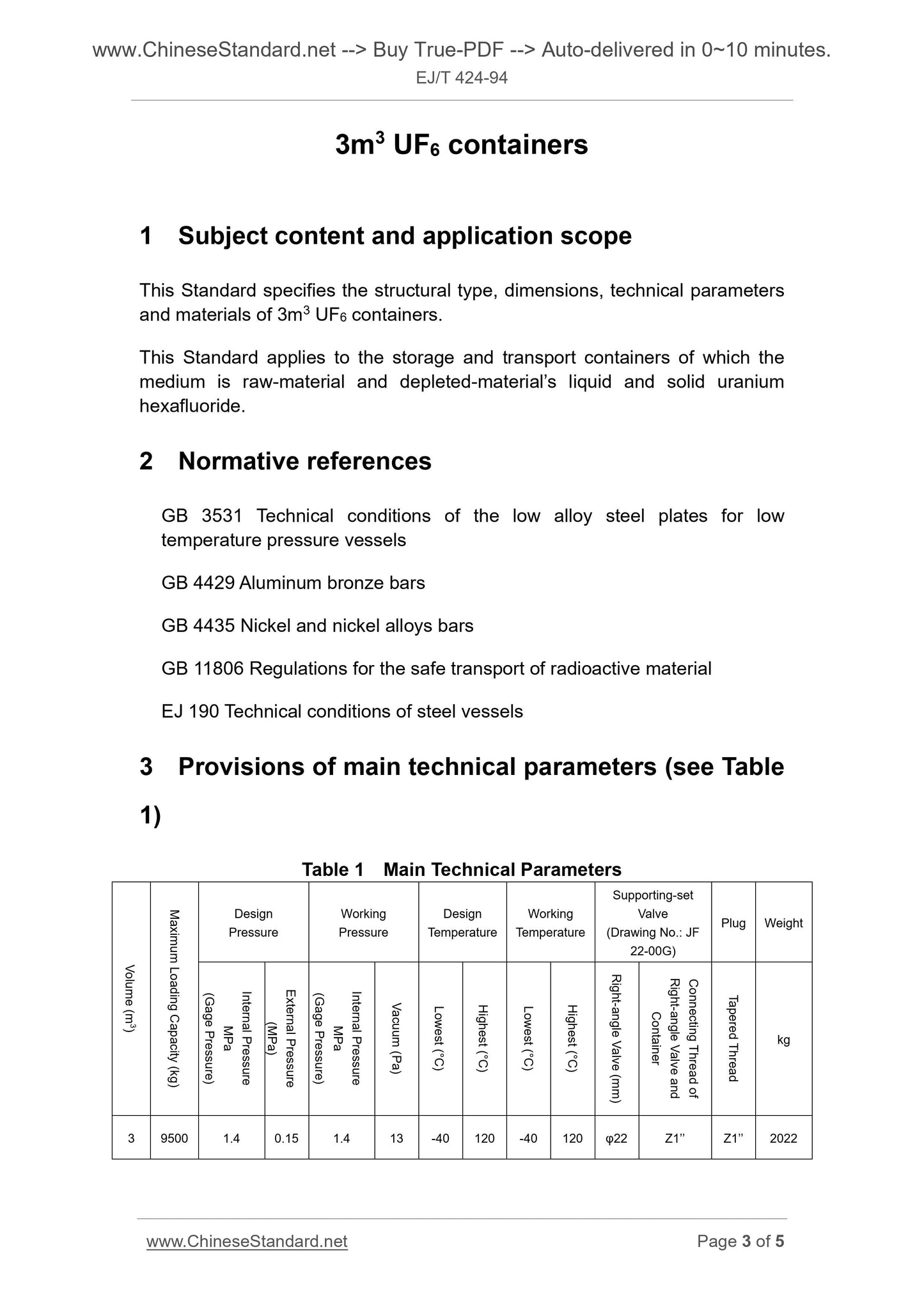 EJ/T 424-1994 Page 3