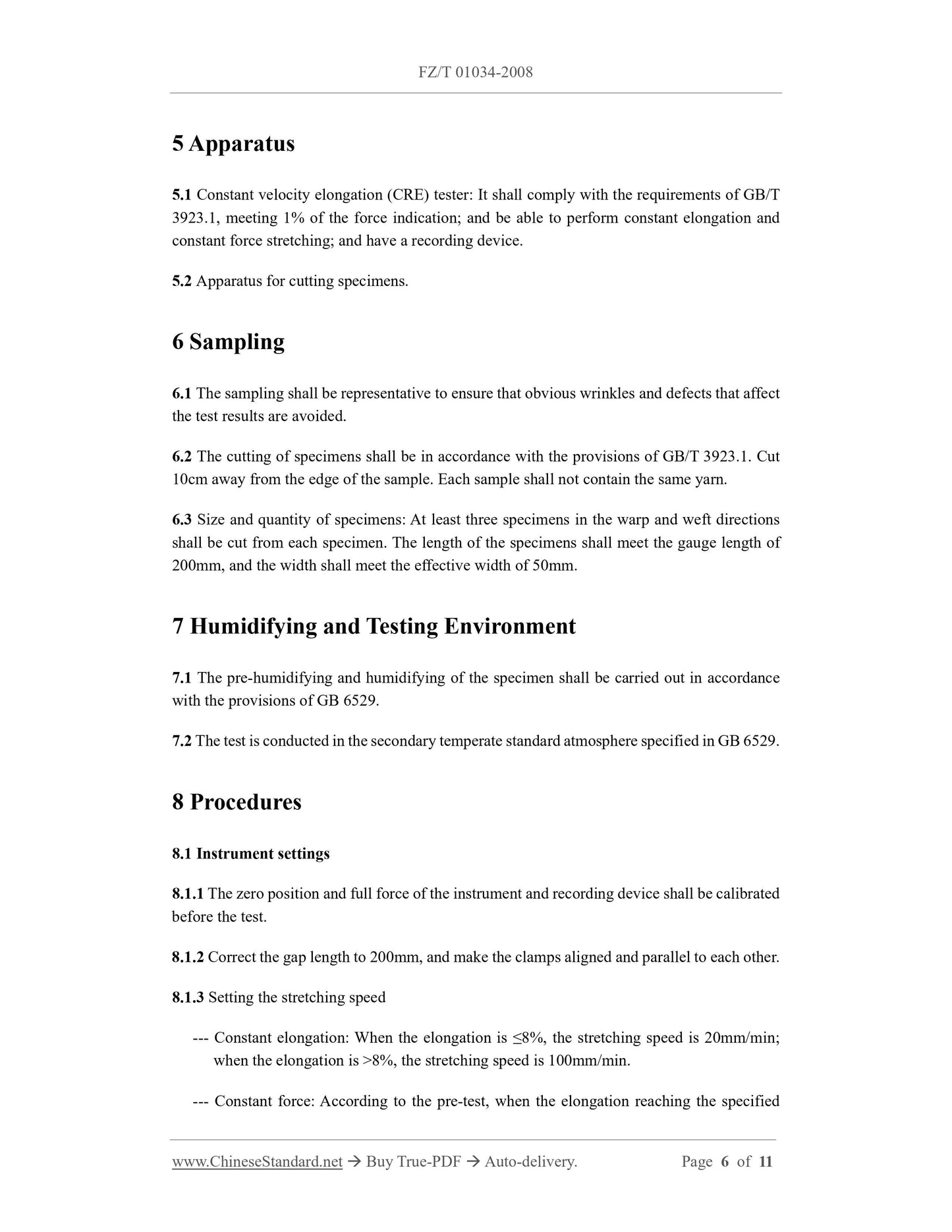 FZ/T 01034-2008 Page 4