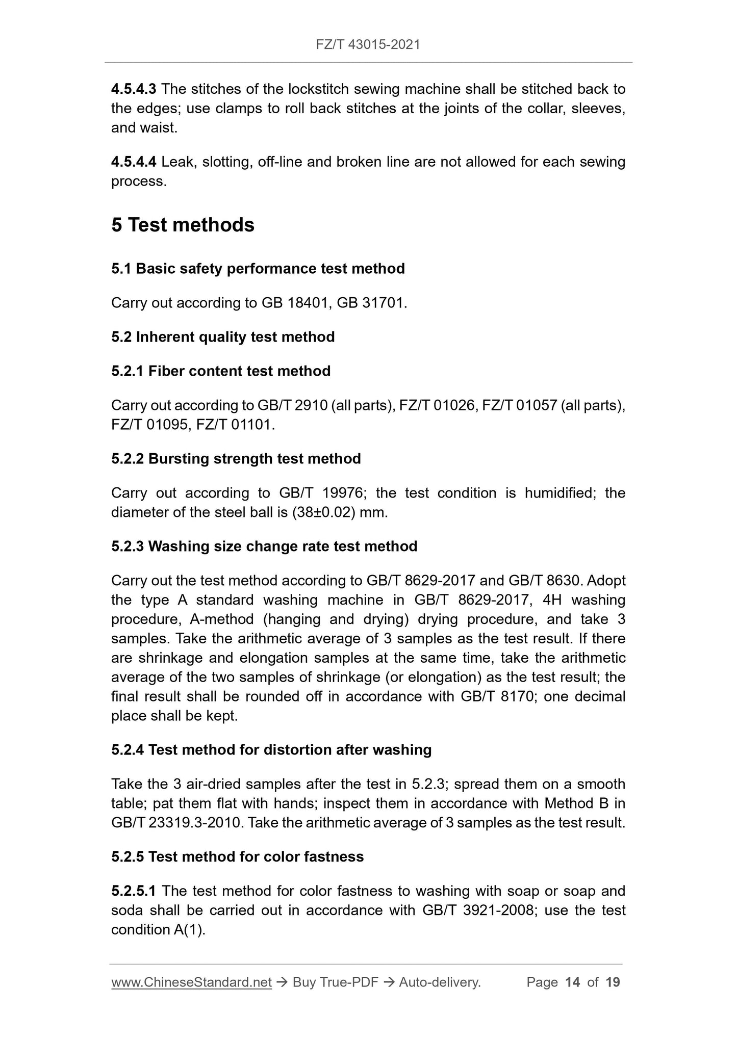 FZ/T 43015-2021 Page 5