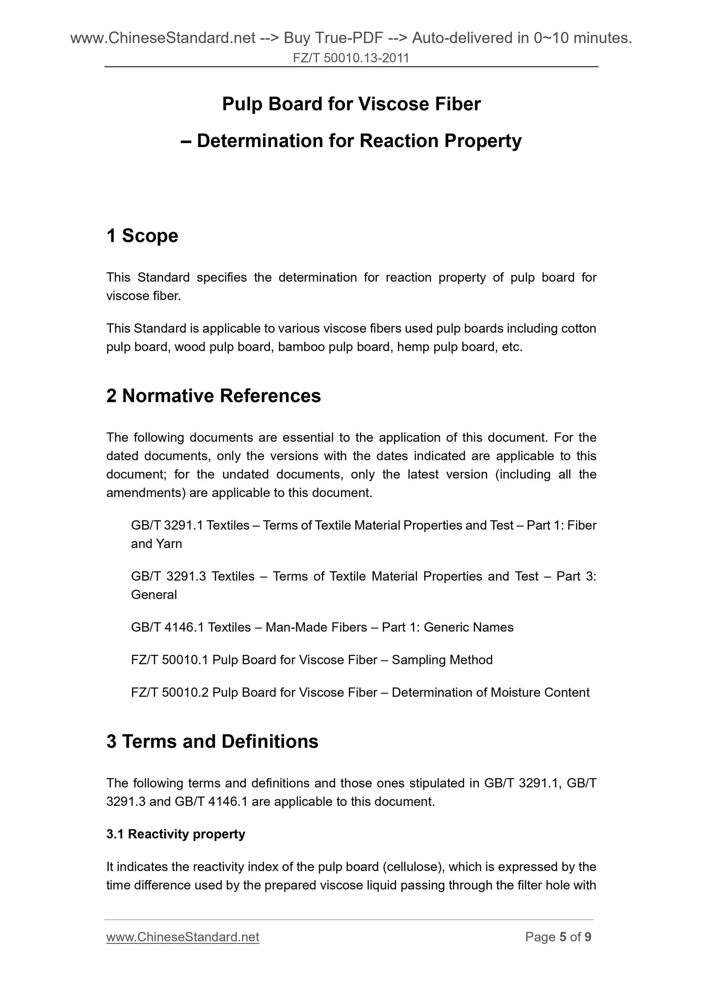 FZ/T 50010.13-2011 Page 4