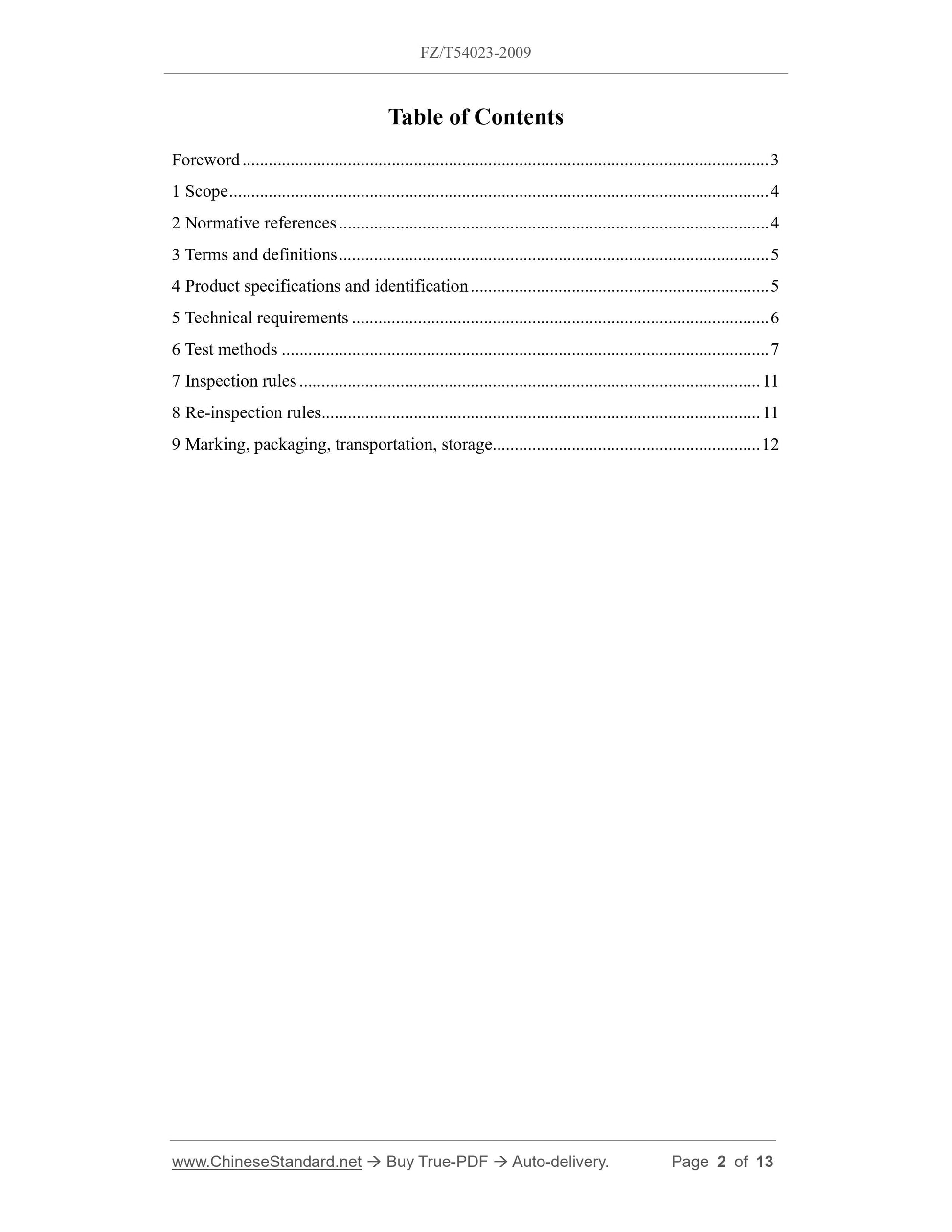 FZ/T 54023-2009 Page 2