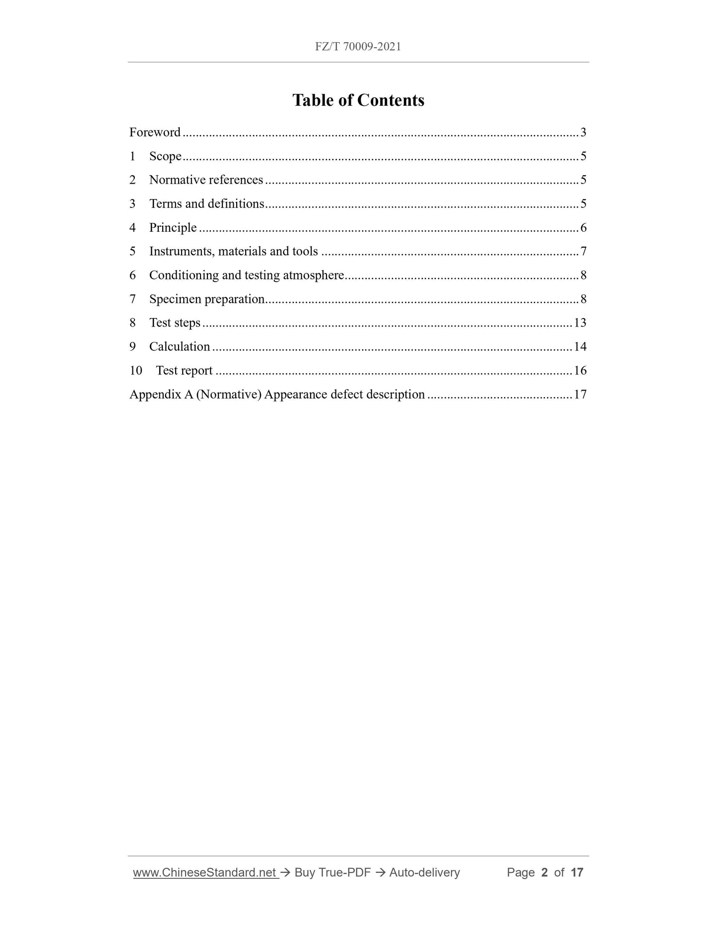 FZ/T 70009-2021 Page 2