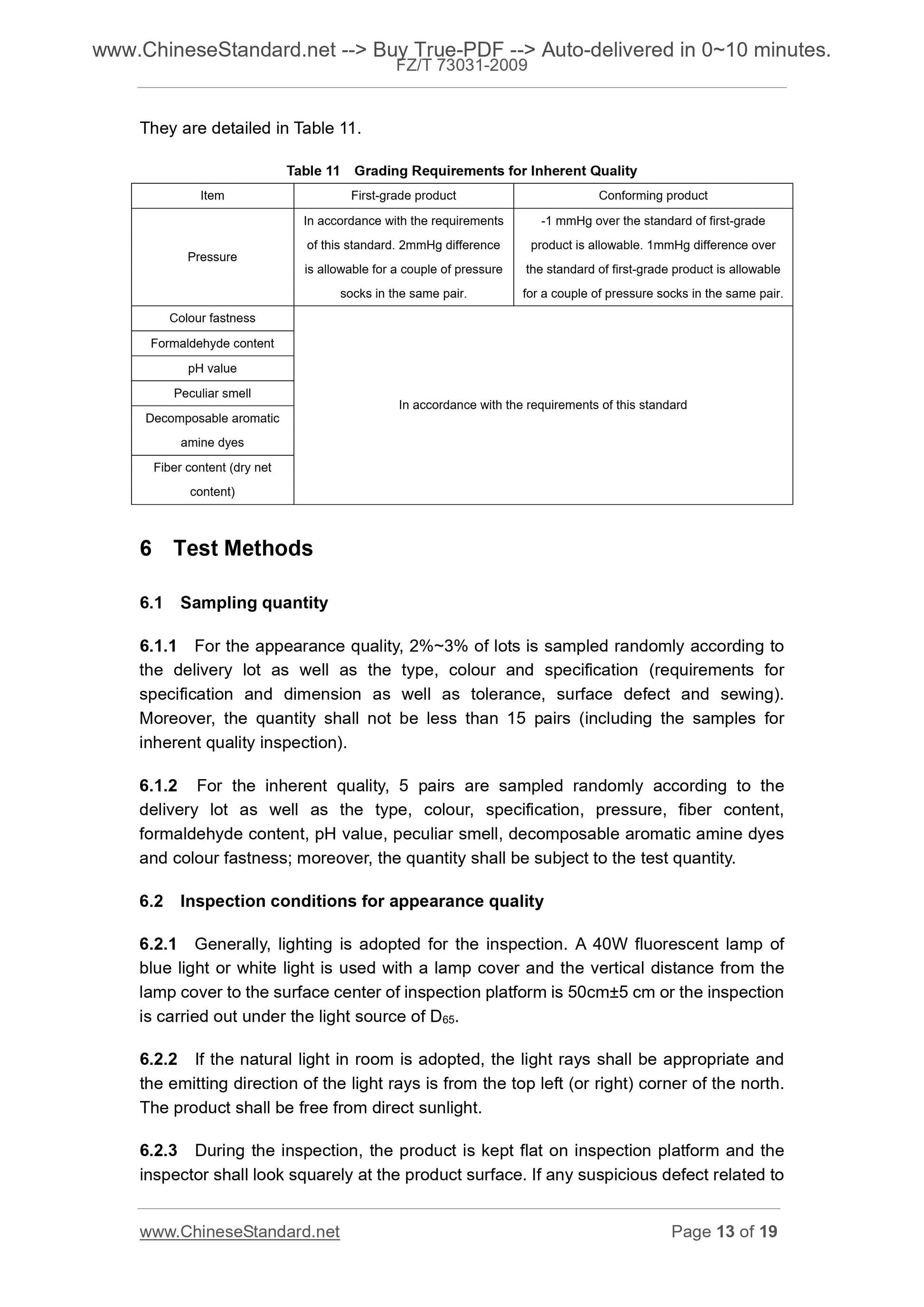 FZ/T 73031-2009 Page 7