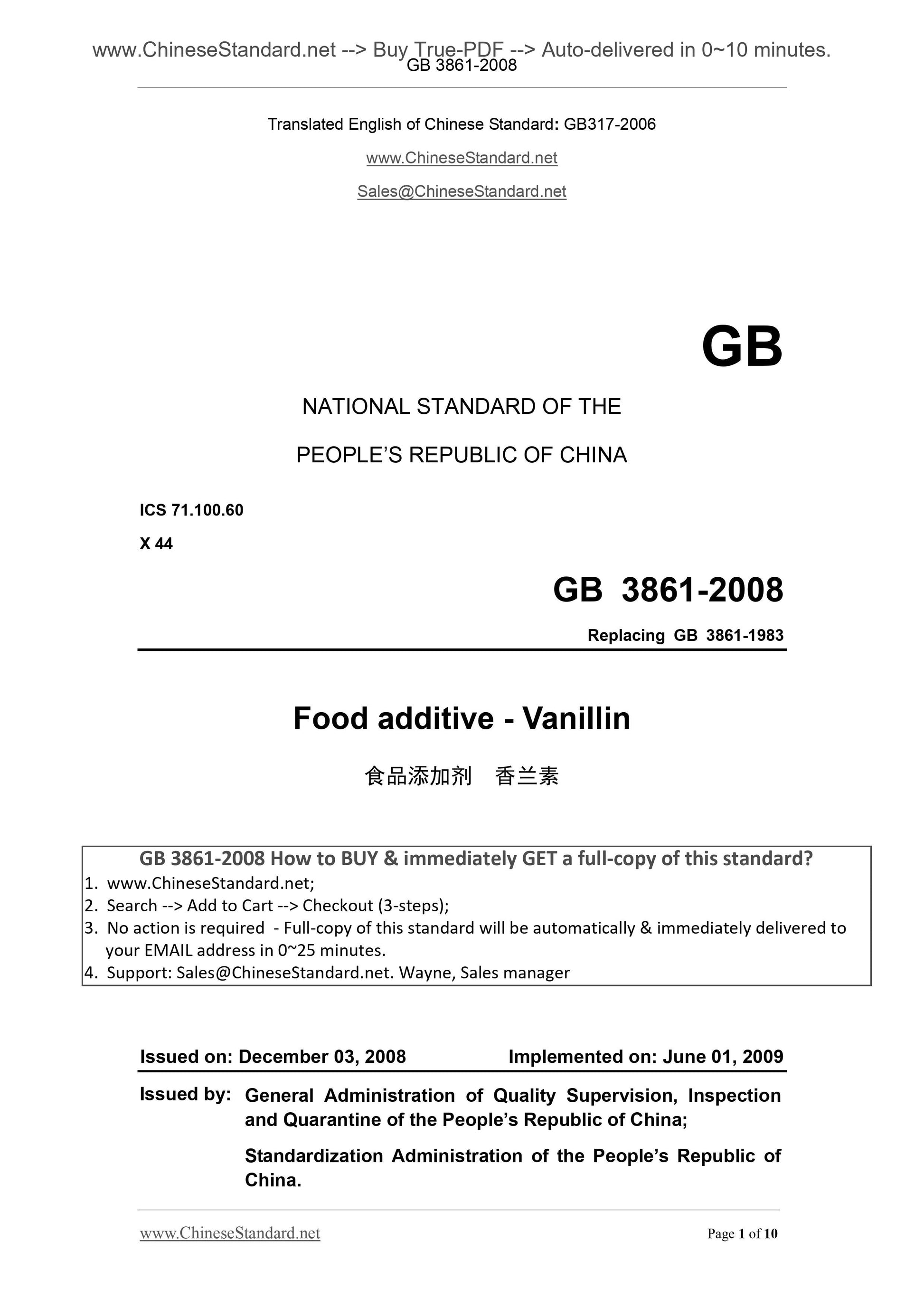 GB 3861-2008 Page 1