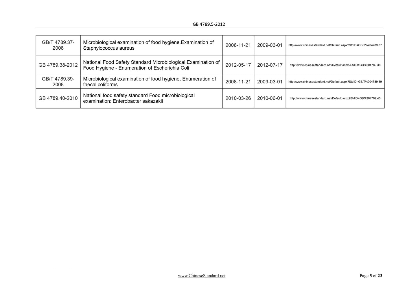 GB 4789.5-2012 Page 5