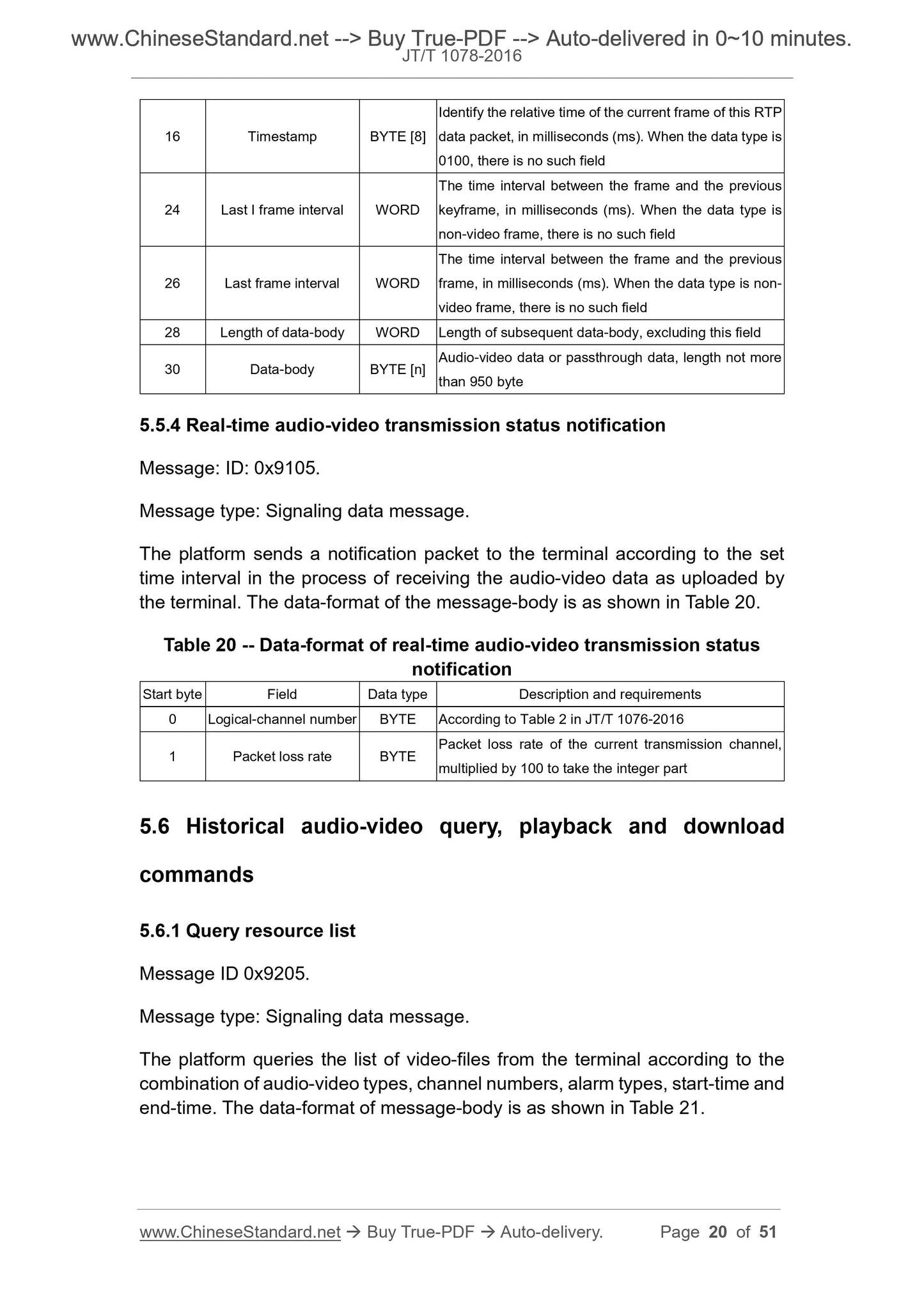 JT/T 1078-2016 Page 9