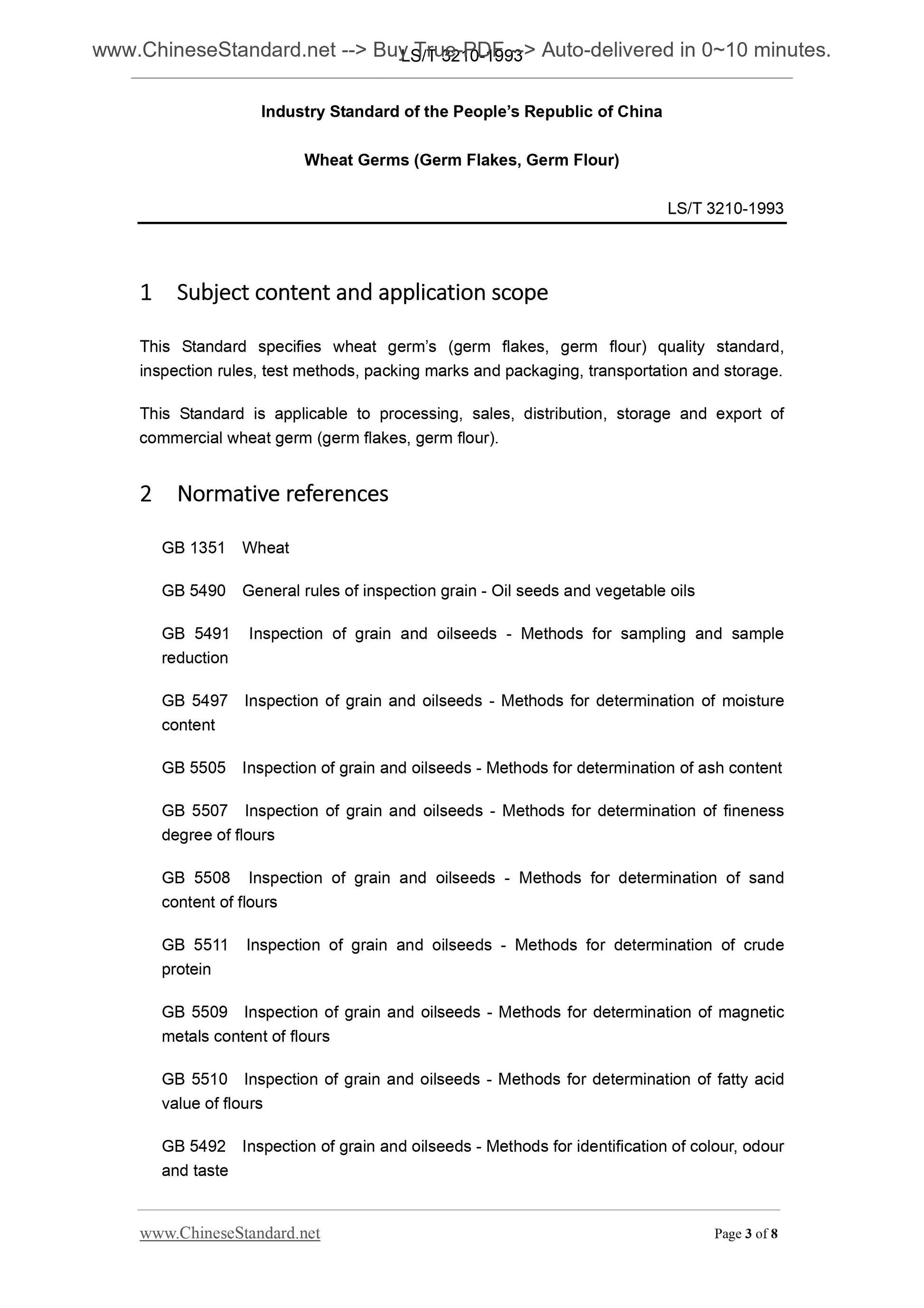 LS/T 3210-1993 Page 3