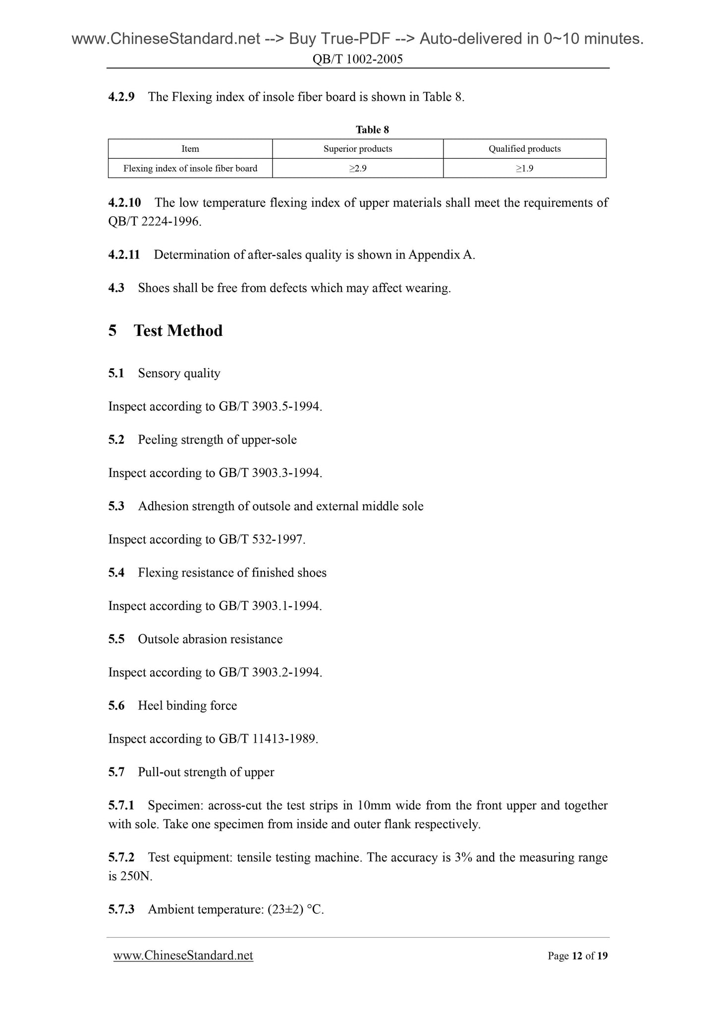 QB/T 1002-2005 Page 9