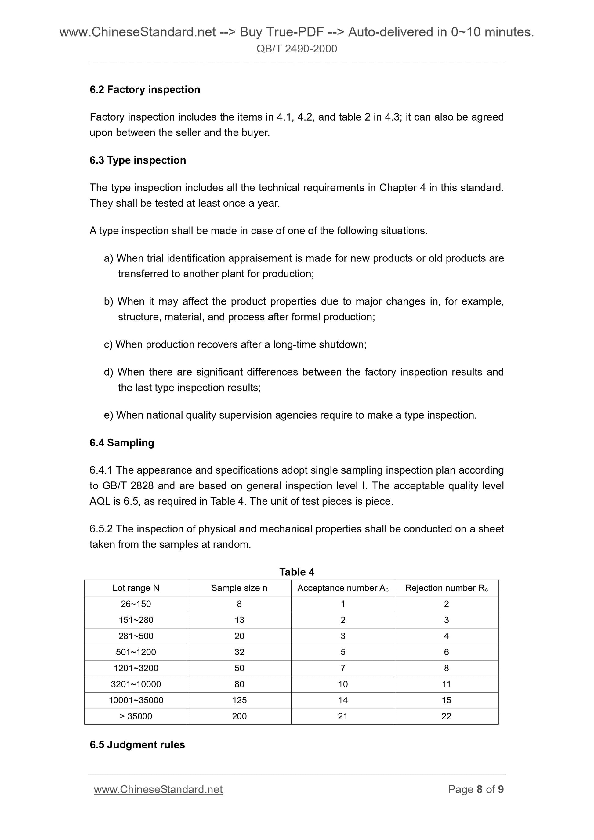 QB/T 2490-2000 Page 6