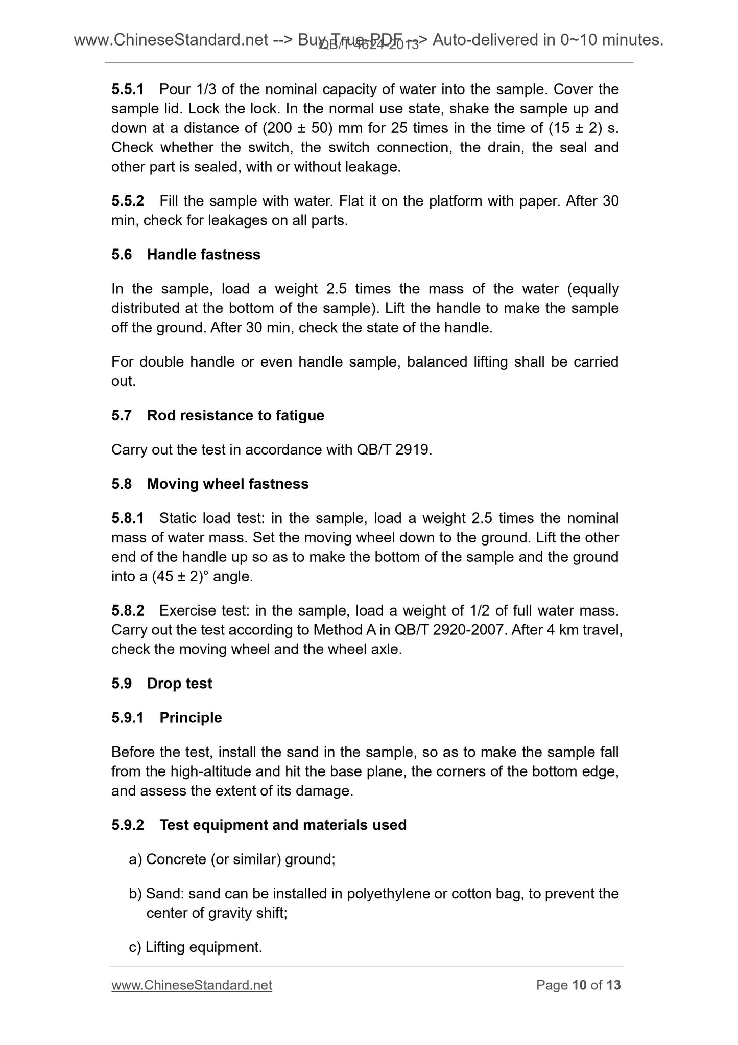 QB/T 4624-2013 Page 6