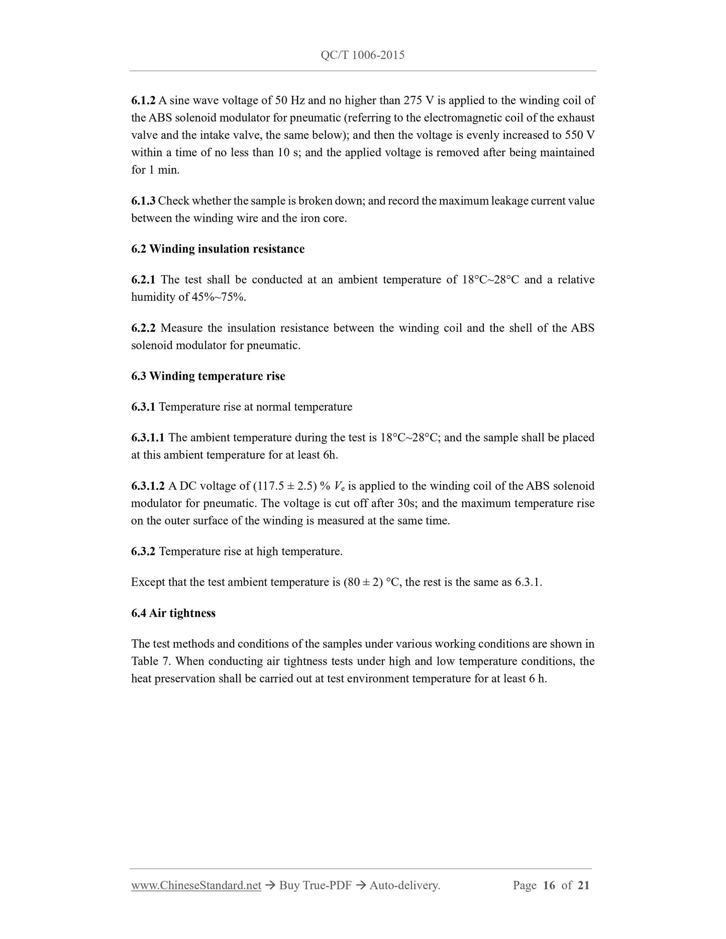 QC/T 1006-2015 Page 6