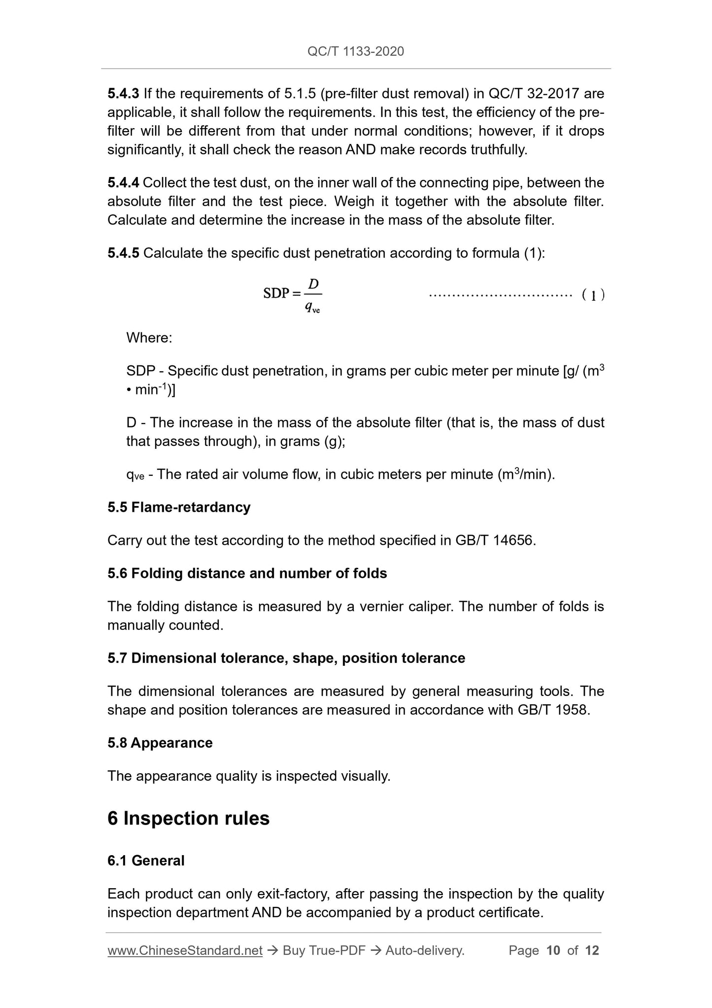 QC/T 1133-2020 Page 6