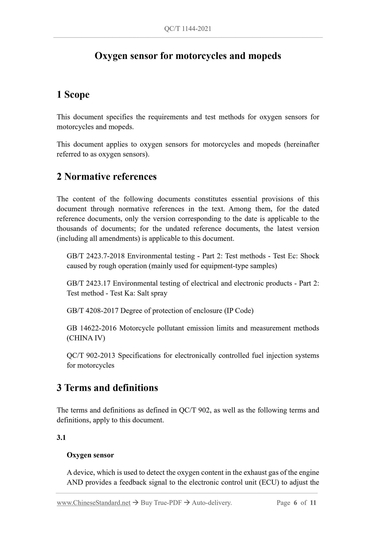 QC/T 1144-2021 Page 3