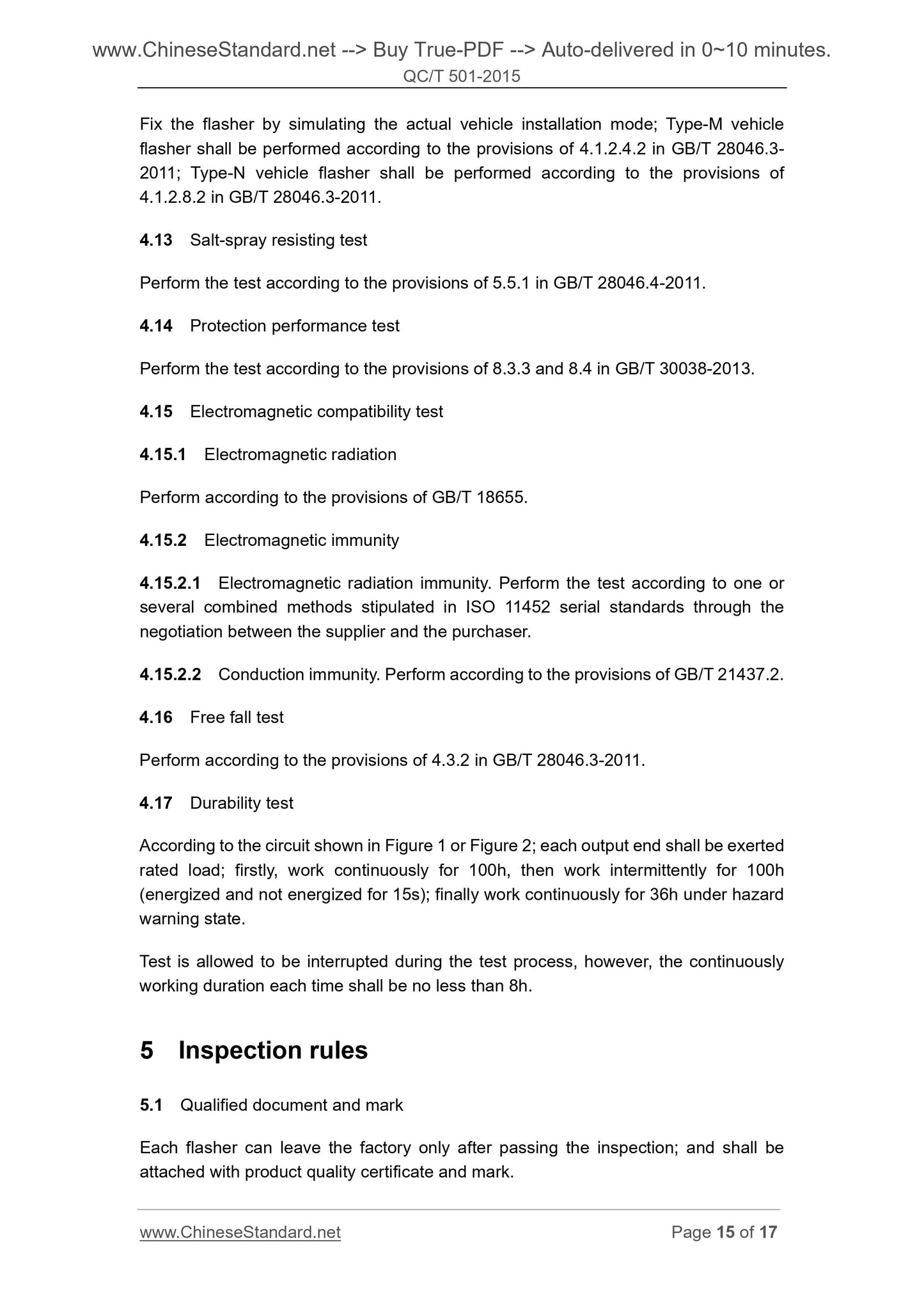 QC/T 501-2015 Page 9