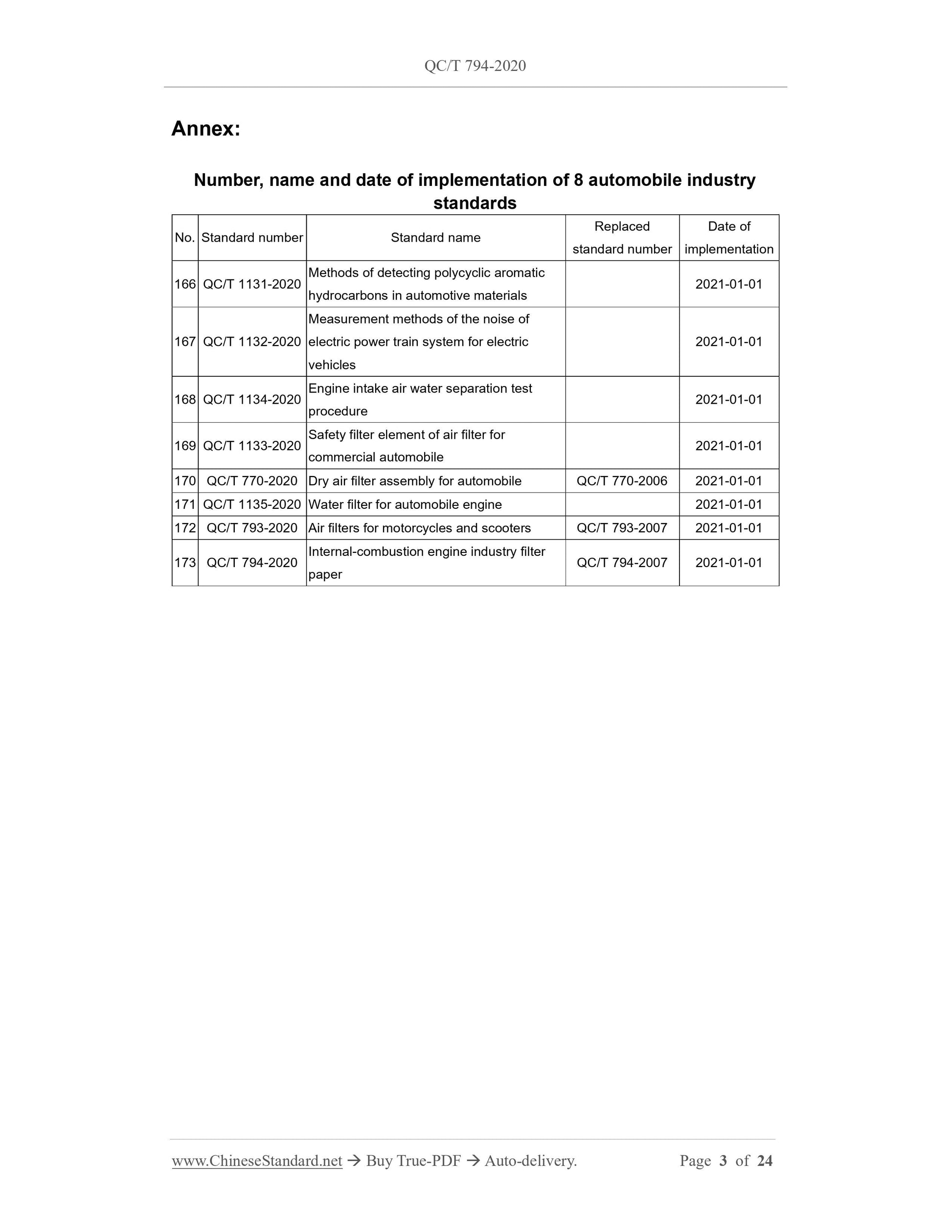 QC/T 794-2020 Page 3