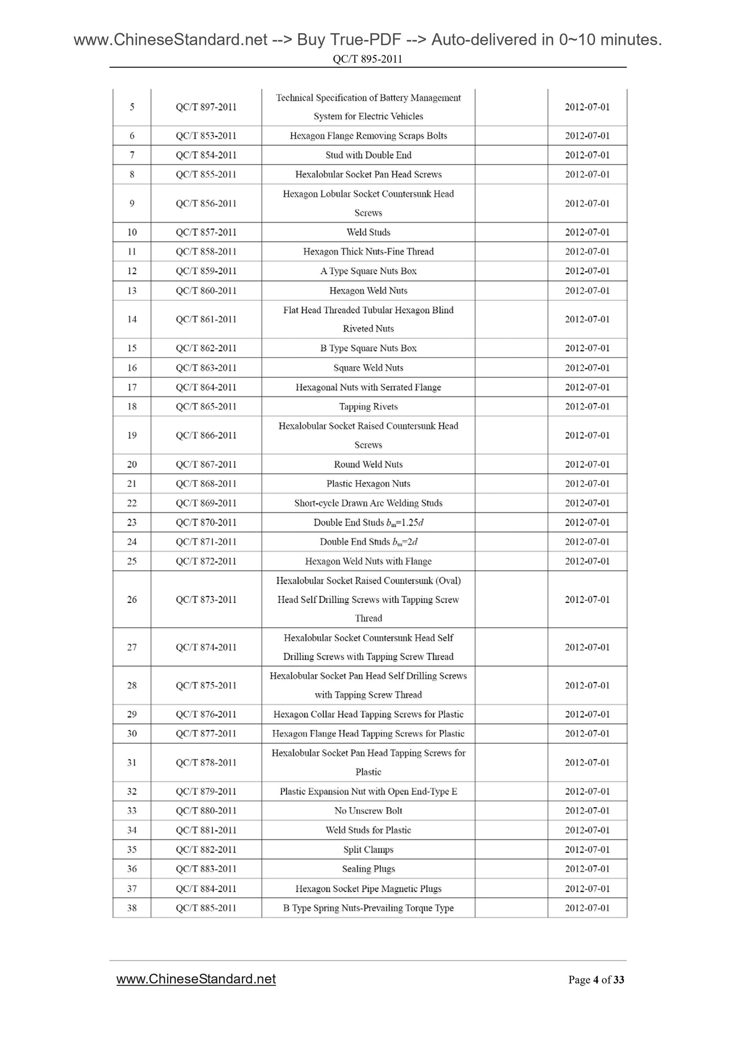 QC/T 895-2011 Page 4