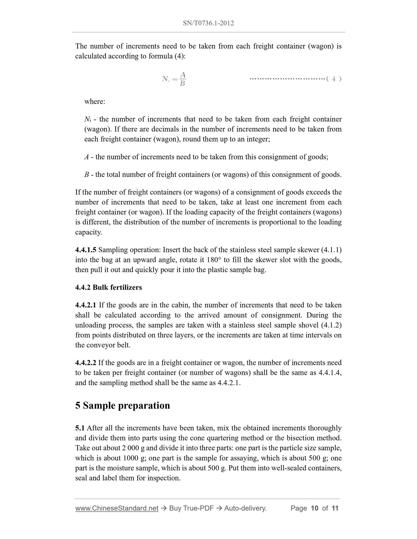 SN/T 0736.1-2012 Page 6