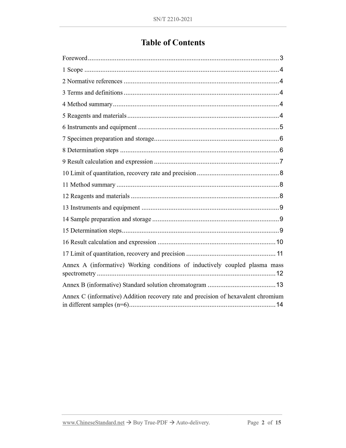 SN/T 2210-2021 Page 2