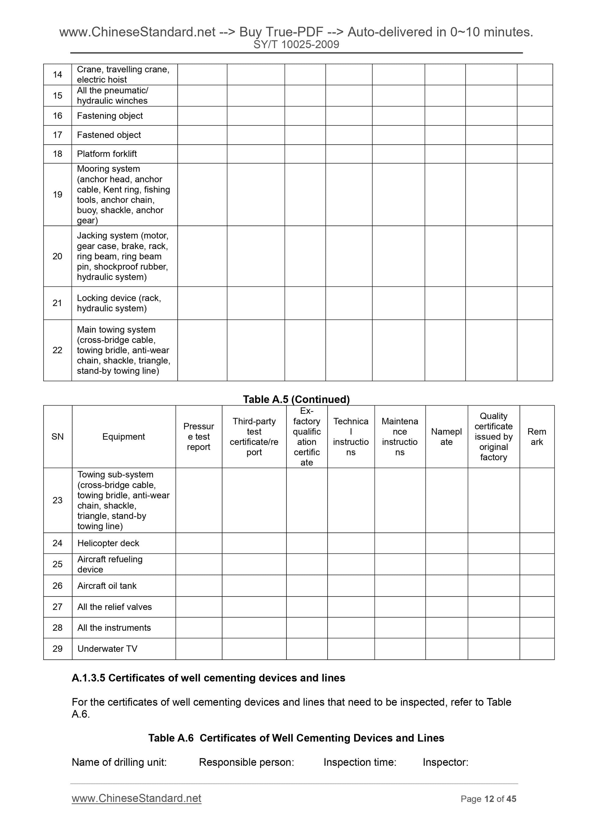 SY/T 10025-2009 Page 7