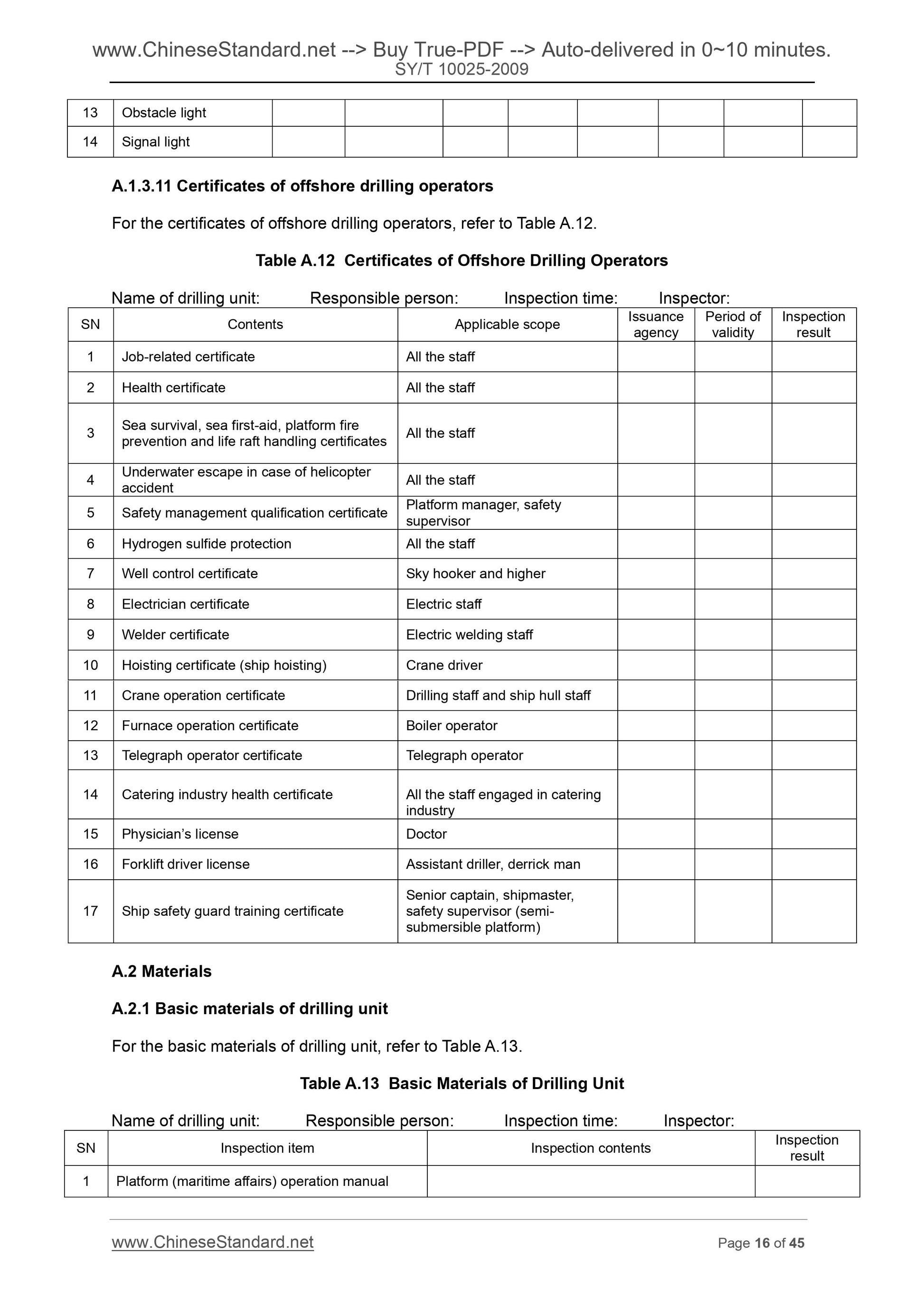 SY/T 10025-2009 Page 8