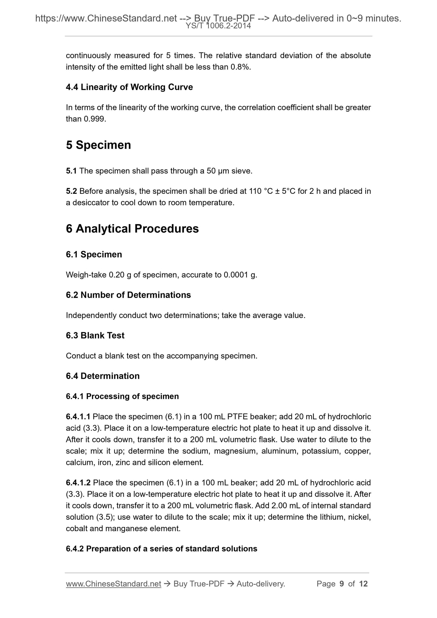 YS/T 1006.2-2014 Page 5