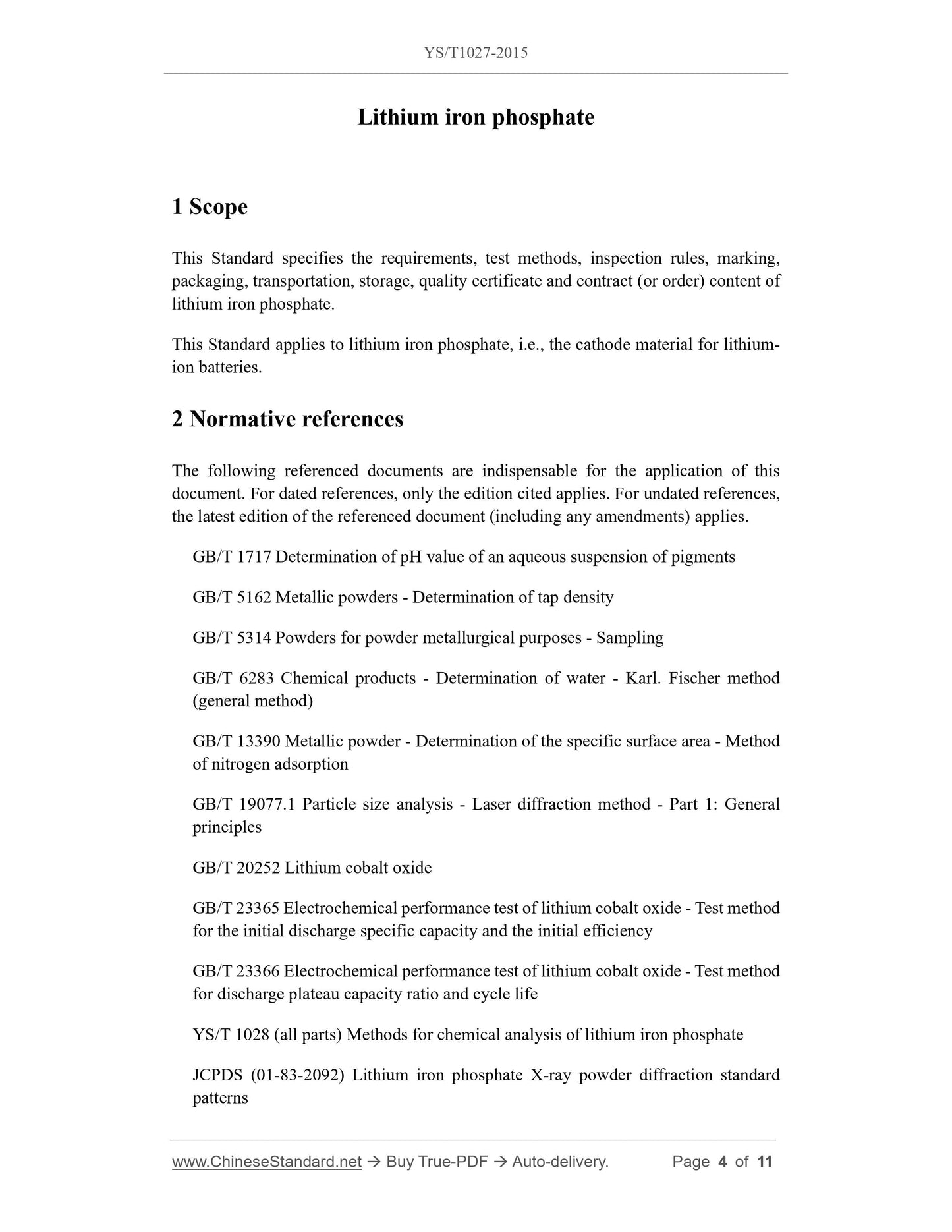 YS/T 1027-2015 Page 3