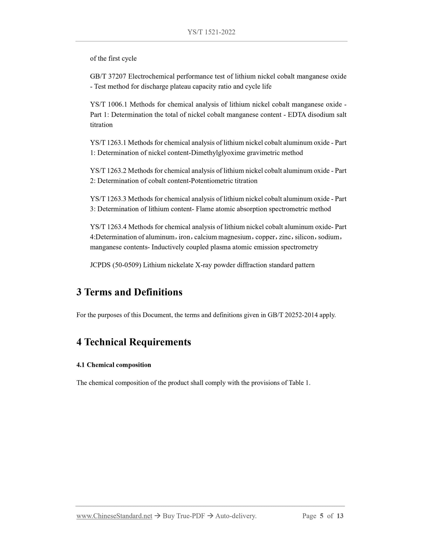 YS/T 1521-2022 Page 4