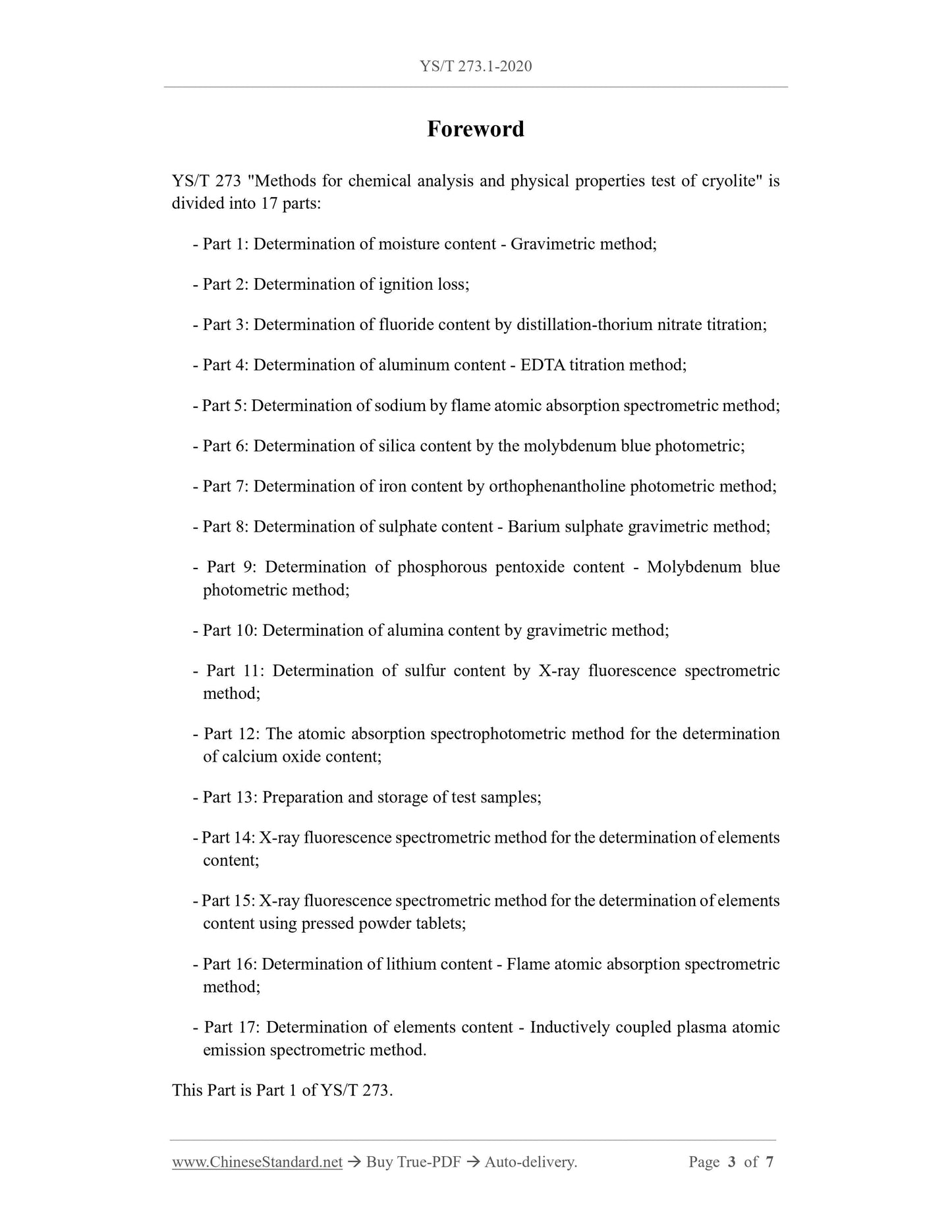 YS/T 273.1-2020 Page 3