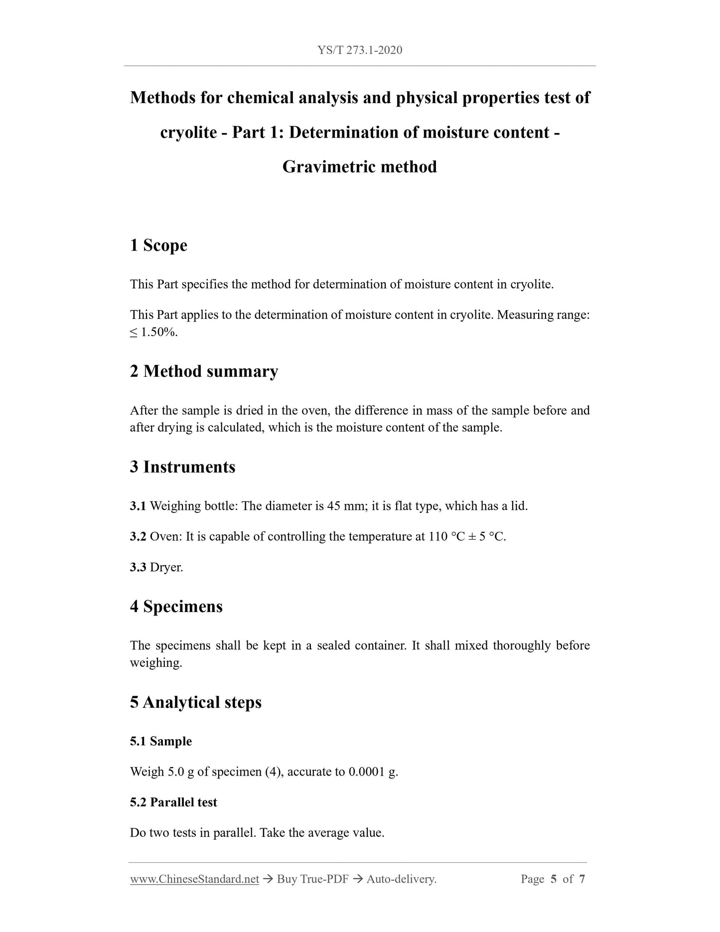 YS/T 273.1-2020 Page 4