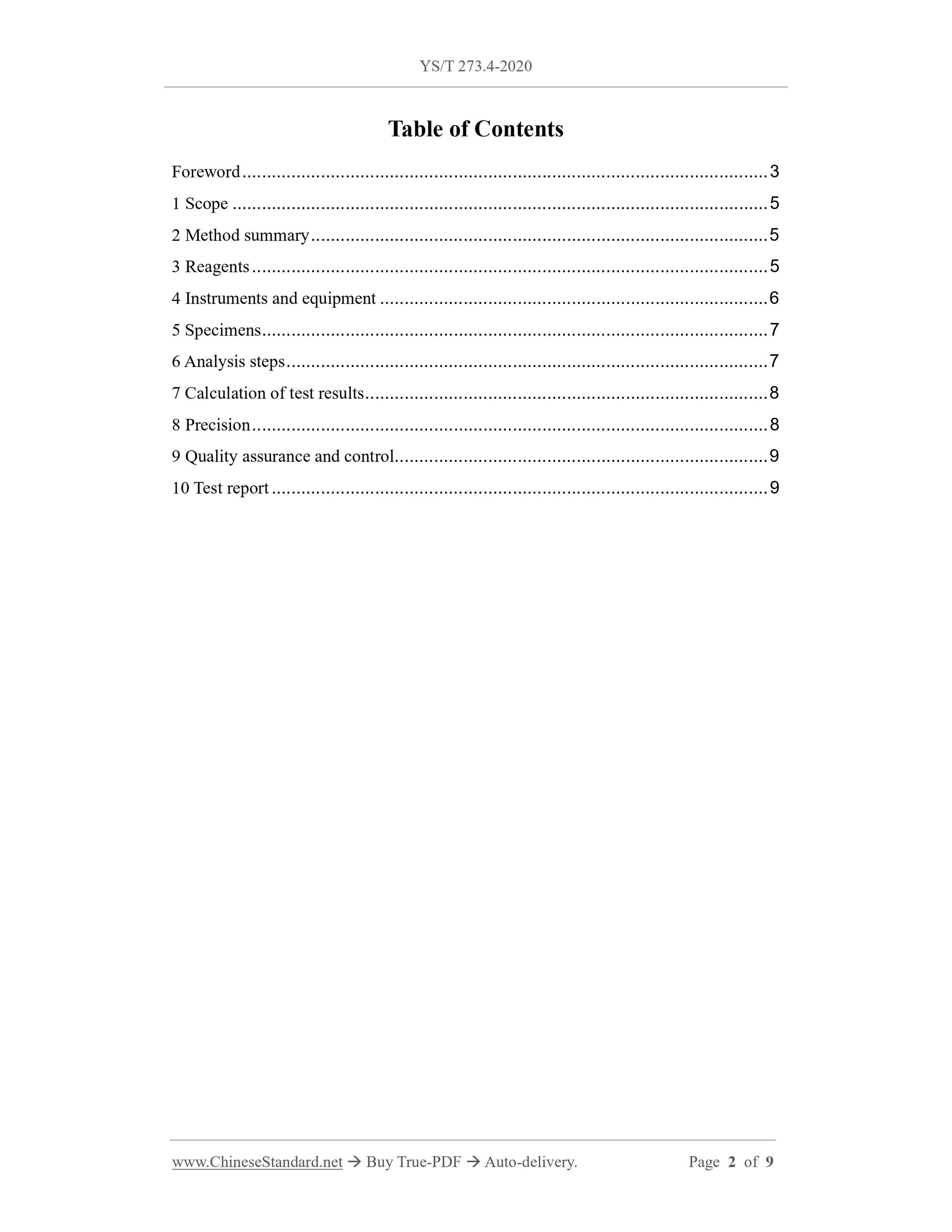 YS/T 273.4-2020 Page 2