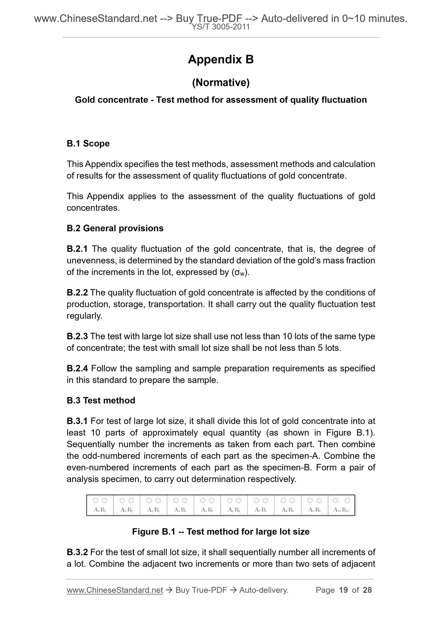 YS/T 3005-2011 Page 8