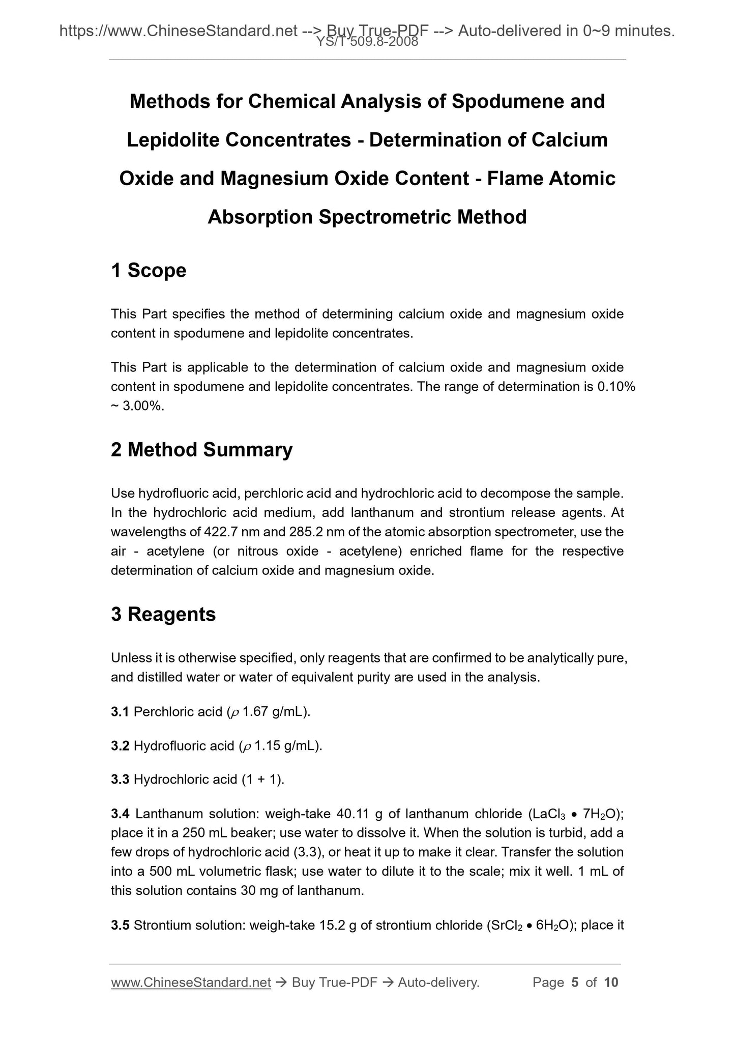 YS/T 509.8-2008 Page 4