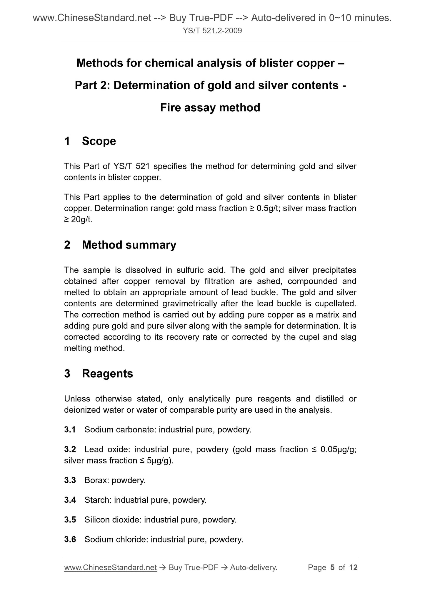 YS/T 521.2-2009 Page 4