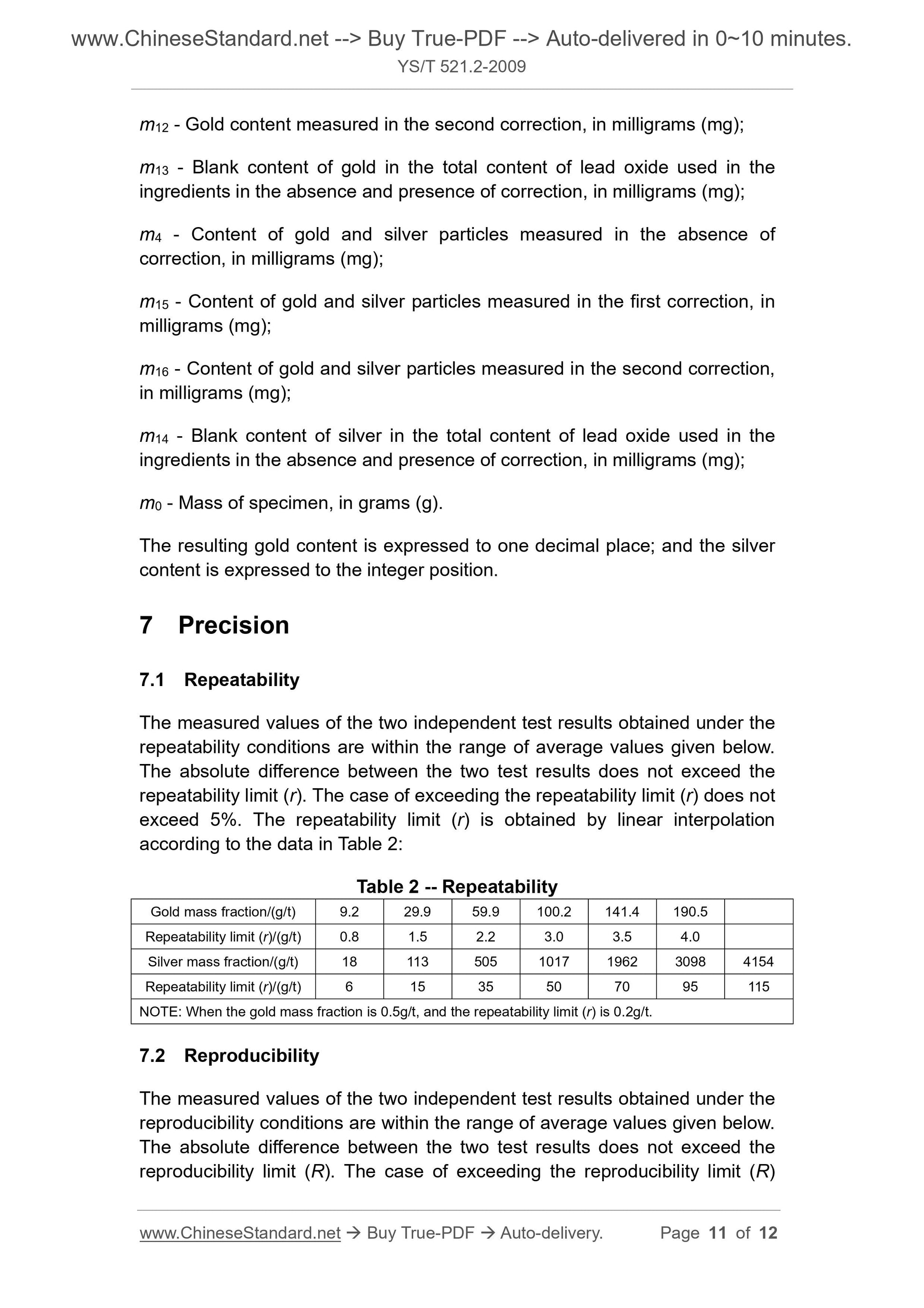 YS/T 521.2-2009 Page 7