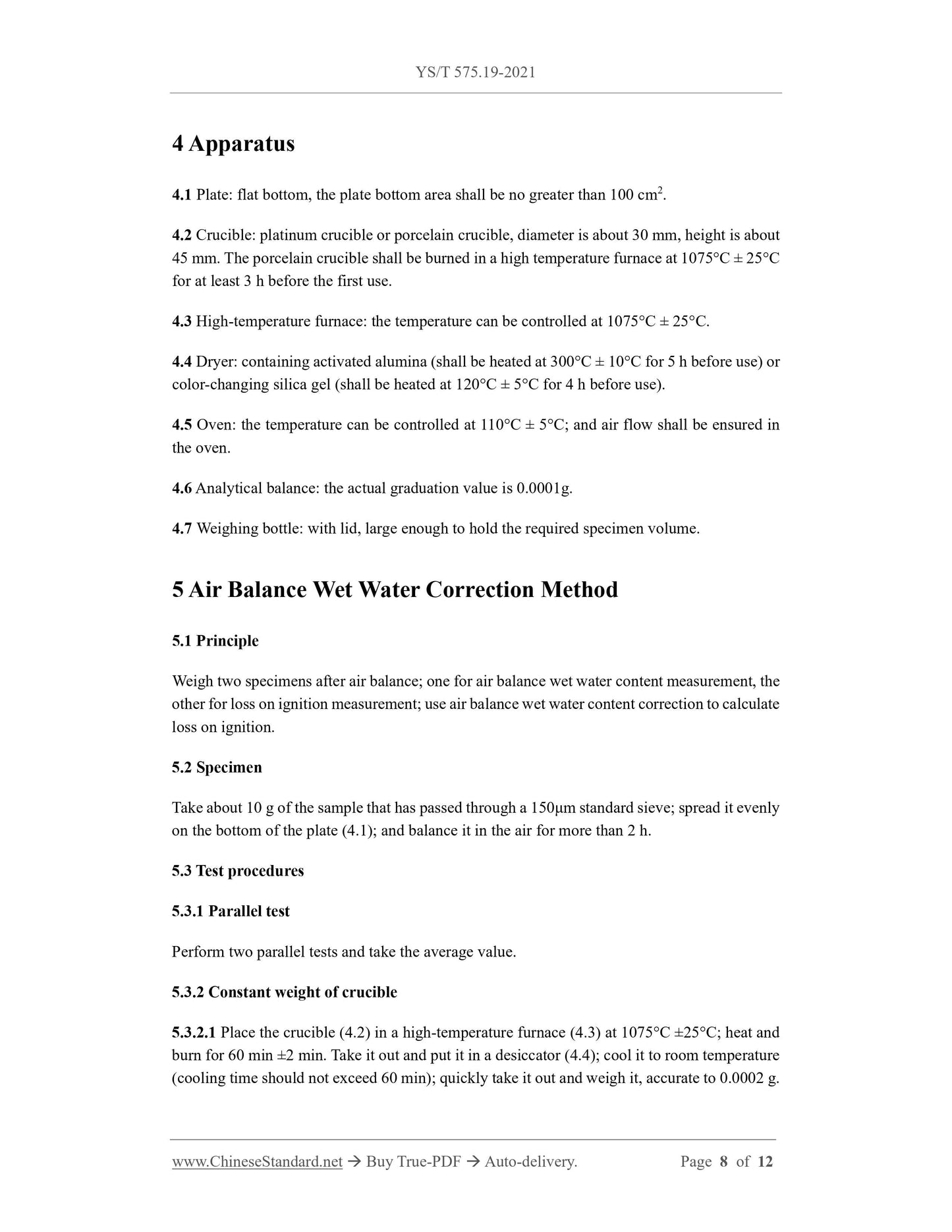 YS/T 575.19-2021 Page 4