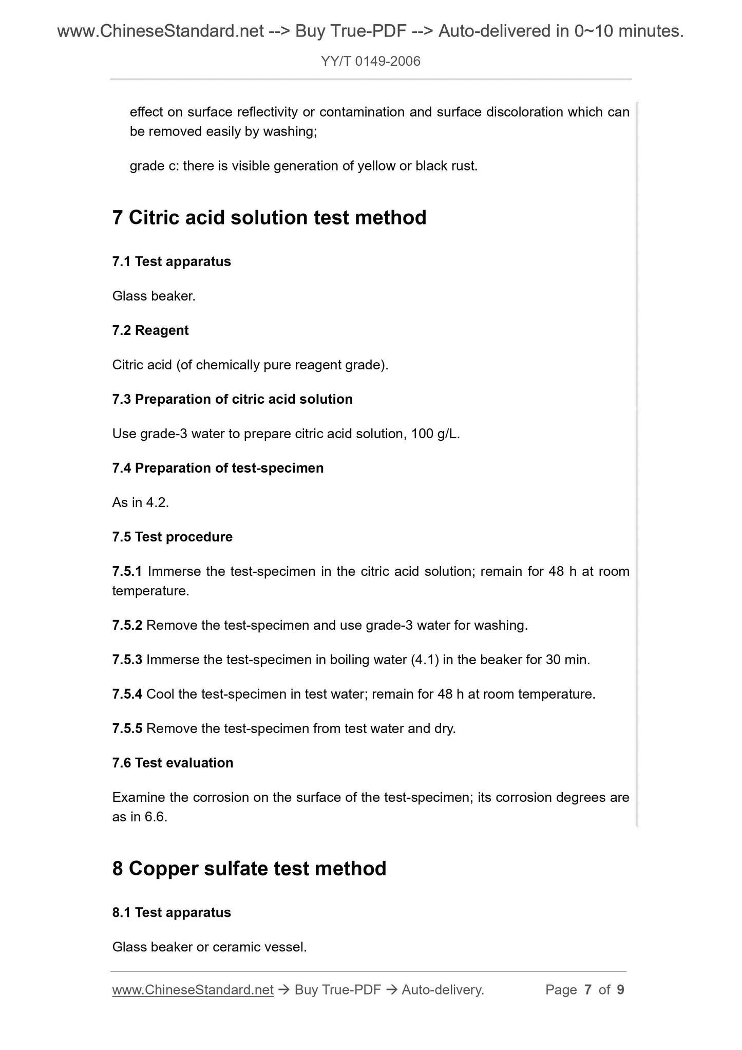 YY/T 0149-2006 Page 5