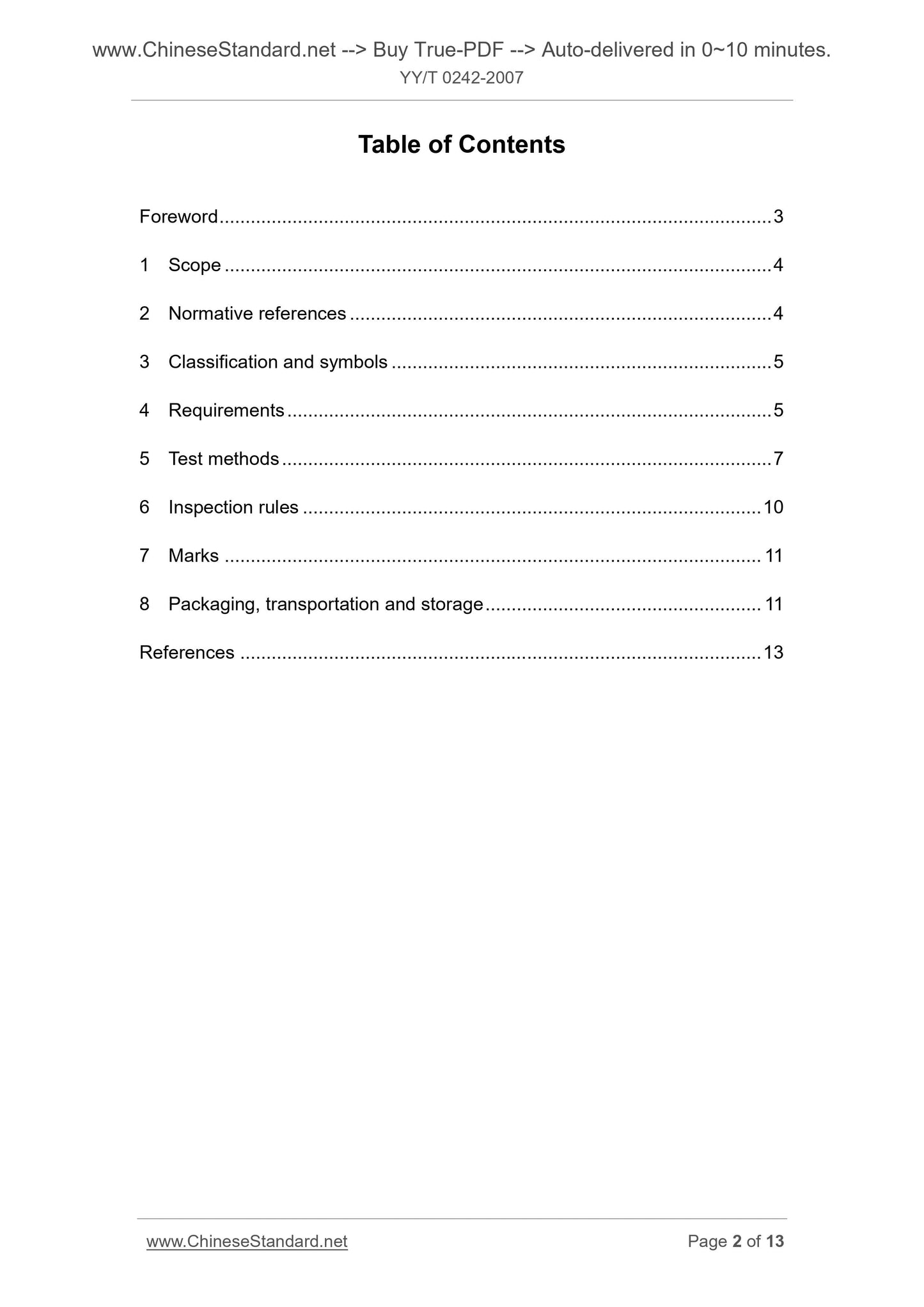 YY/T 0242-2007 Page 2