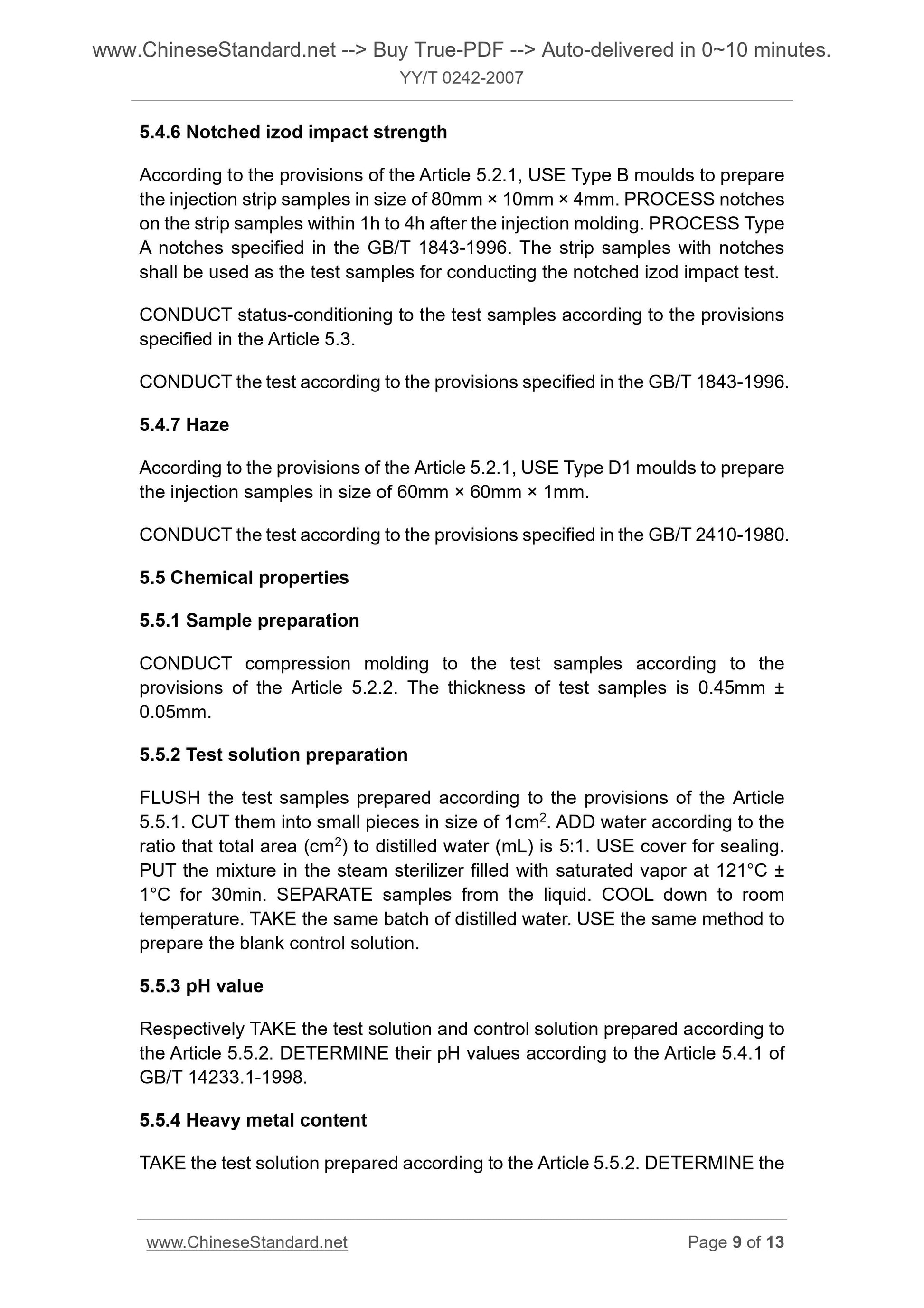 YY/T 0242-2007 Page 6