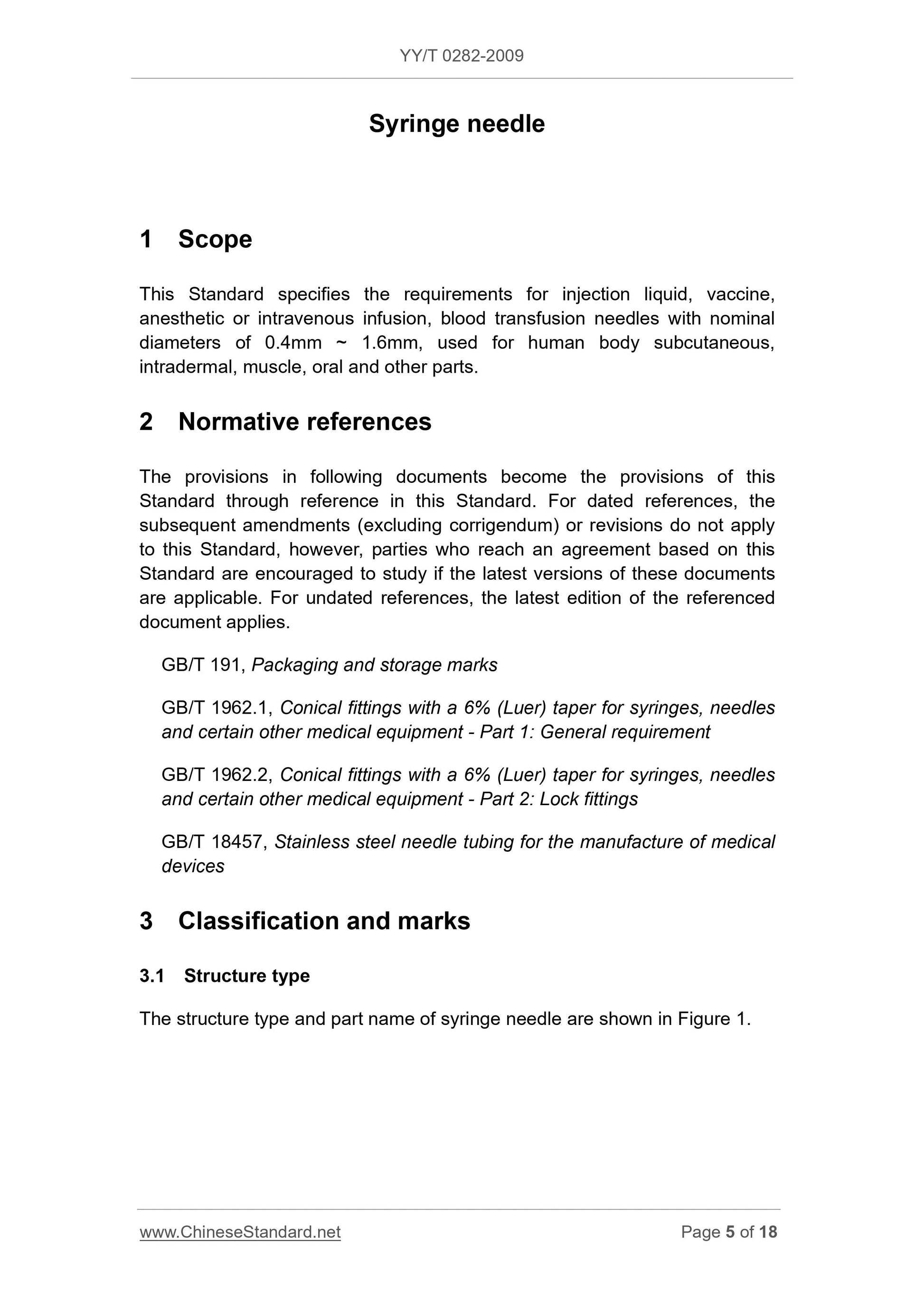 YY/T 0282-2009 Page 3