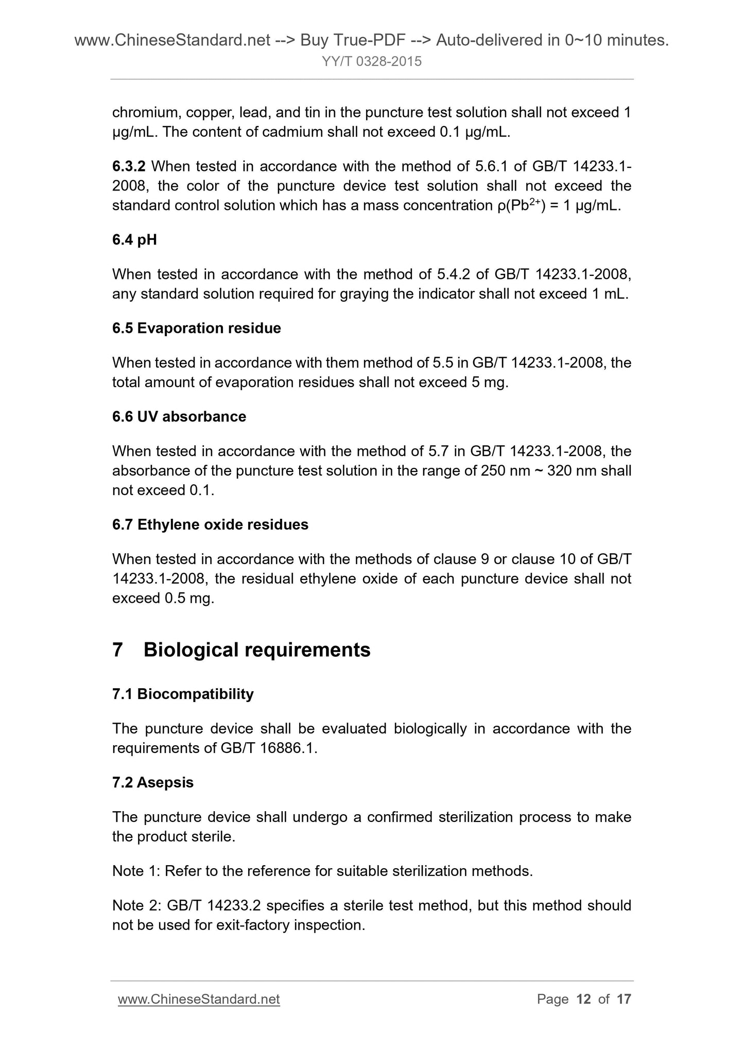 YY/T 0328-2015 Page 6