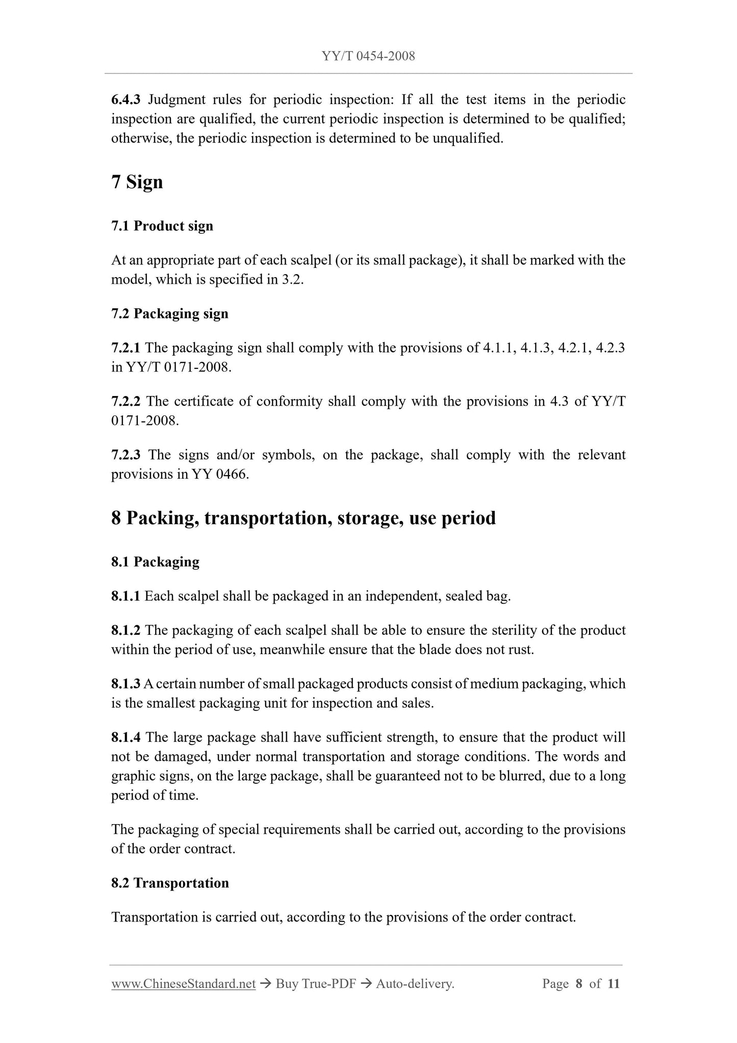 YY/T 0454-2008 Page 5