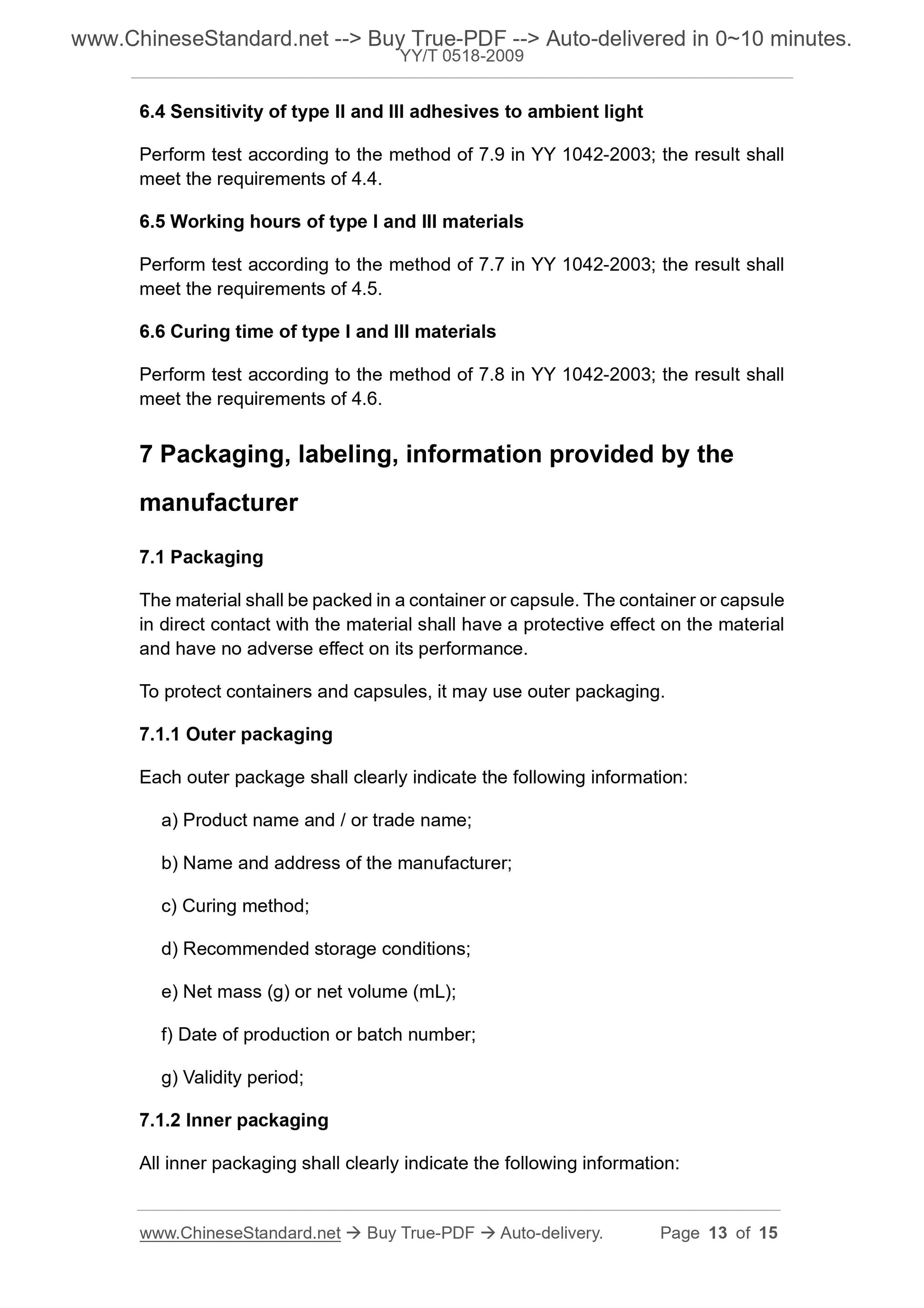 YY/T 0518-2009 Page 6