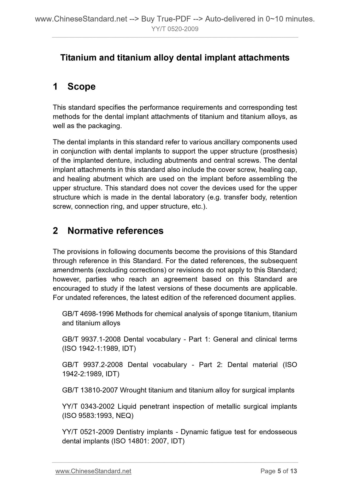 YY/T 0520-2009 Page 4