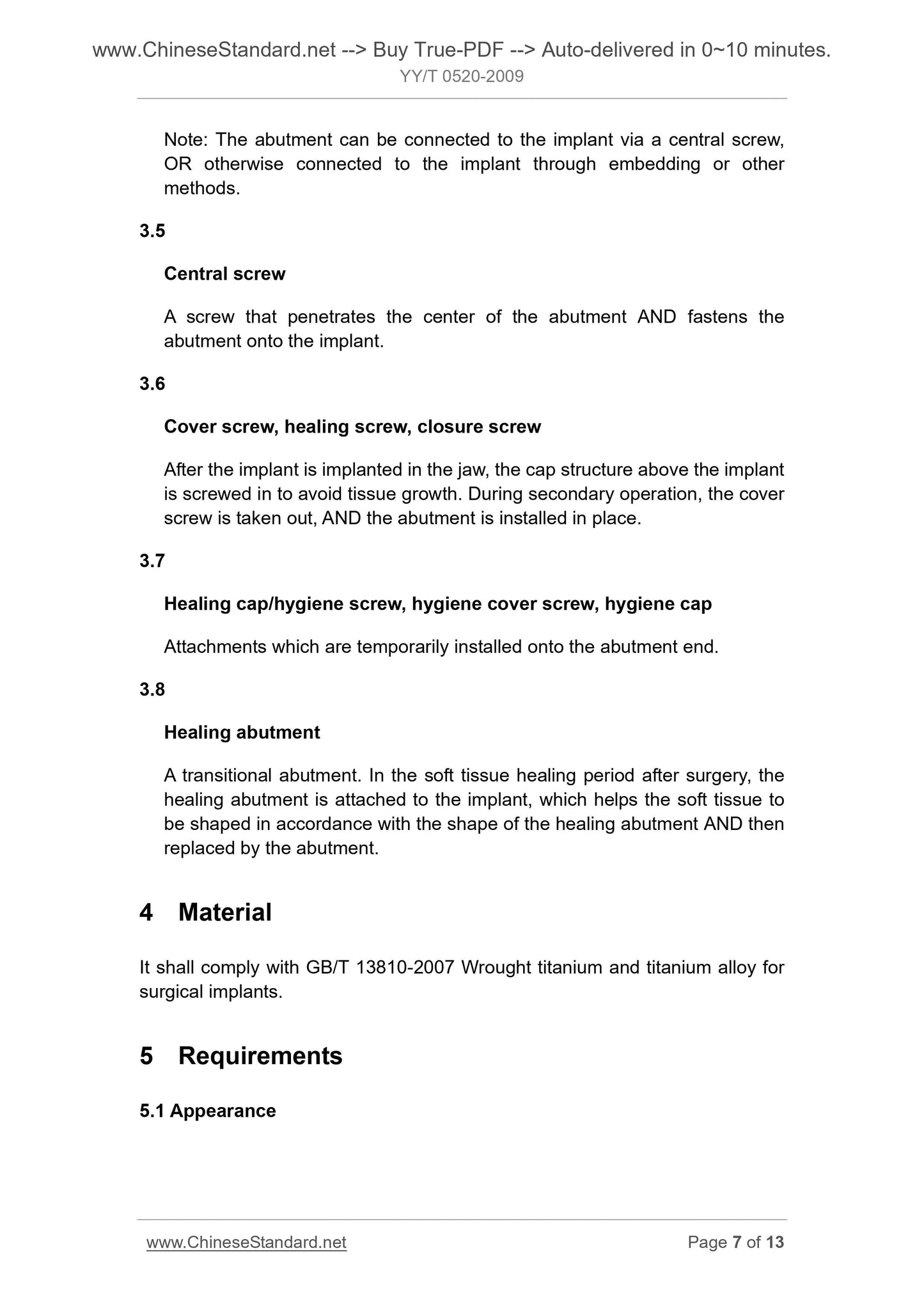 YY/T 0520-2009 Page 5