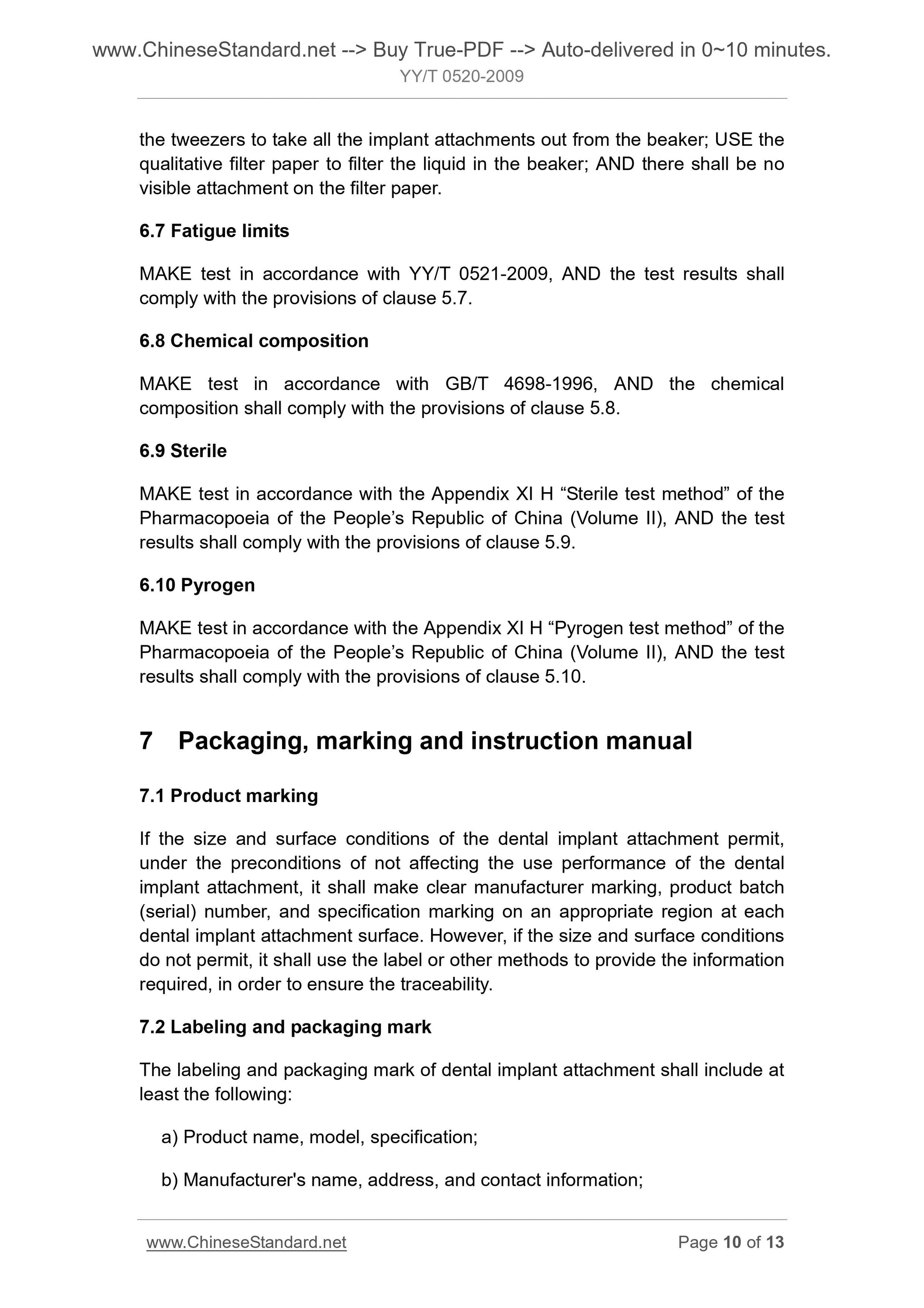 YY/T 0520-2009 Page 6