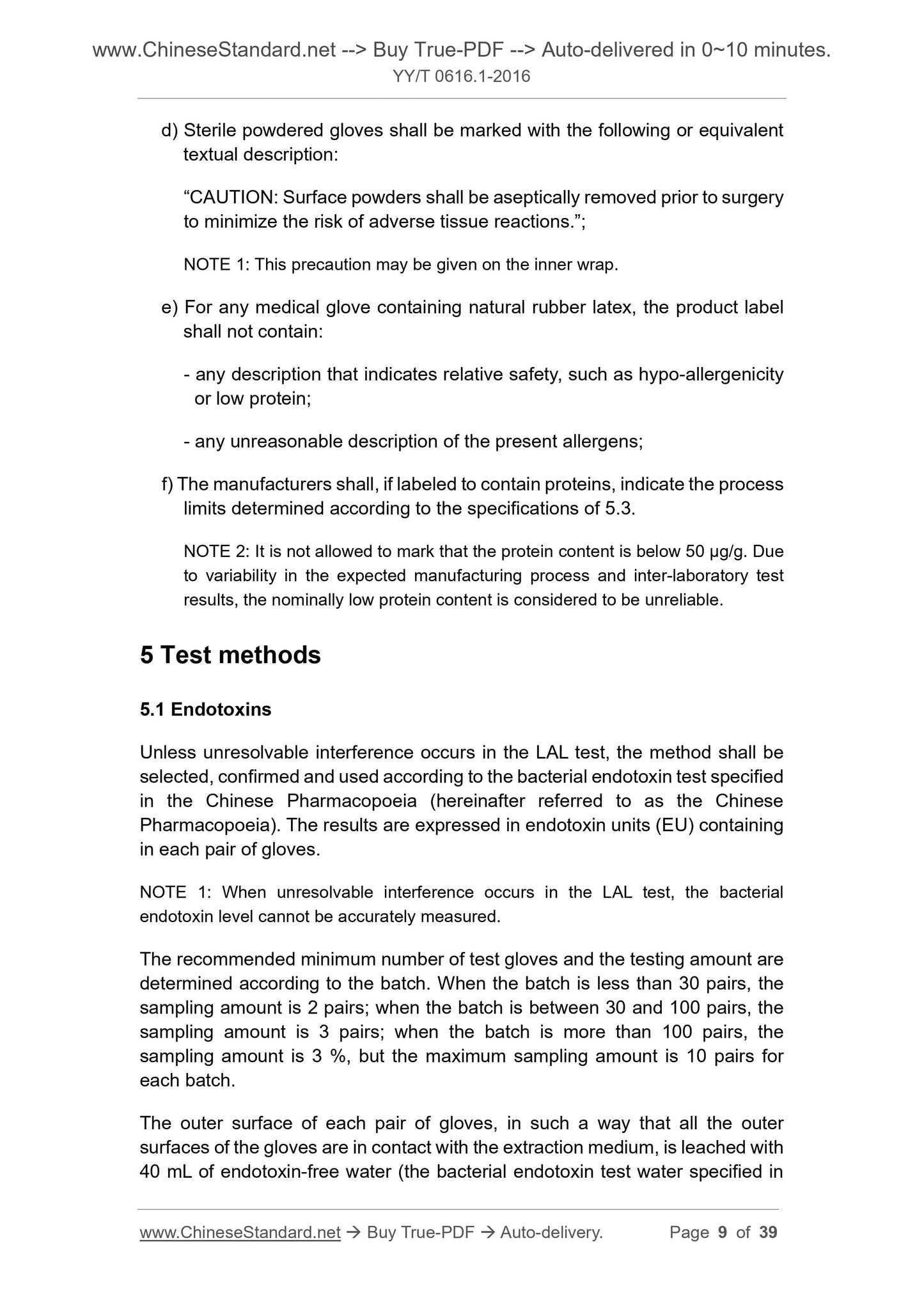 YY/T 0616.1-2016 Page 9